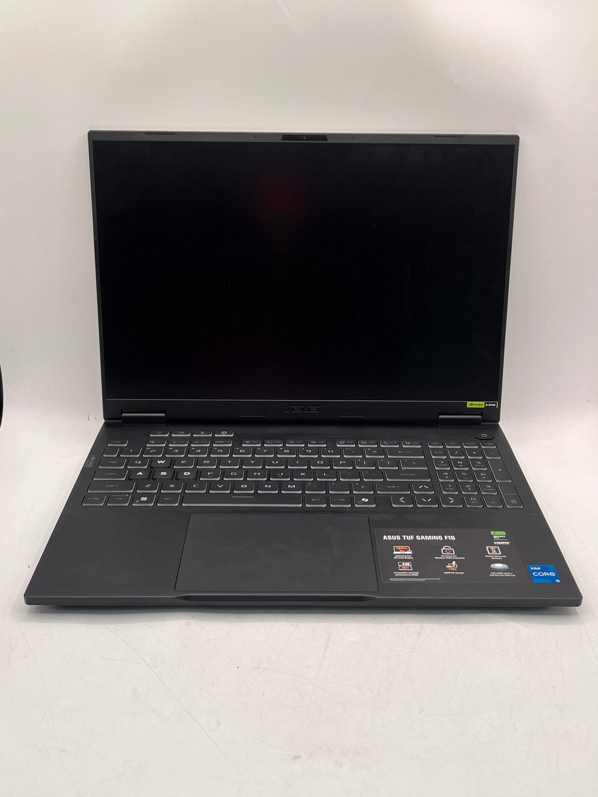 Asus TUF Gaming F16 16″ i5-13450HX 16GB 512GB RTX 5050 READ