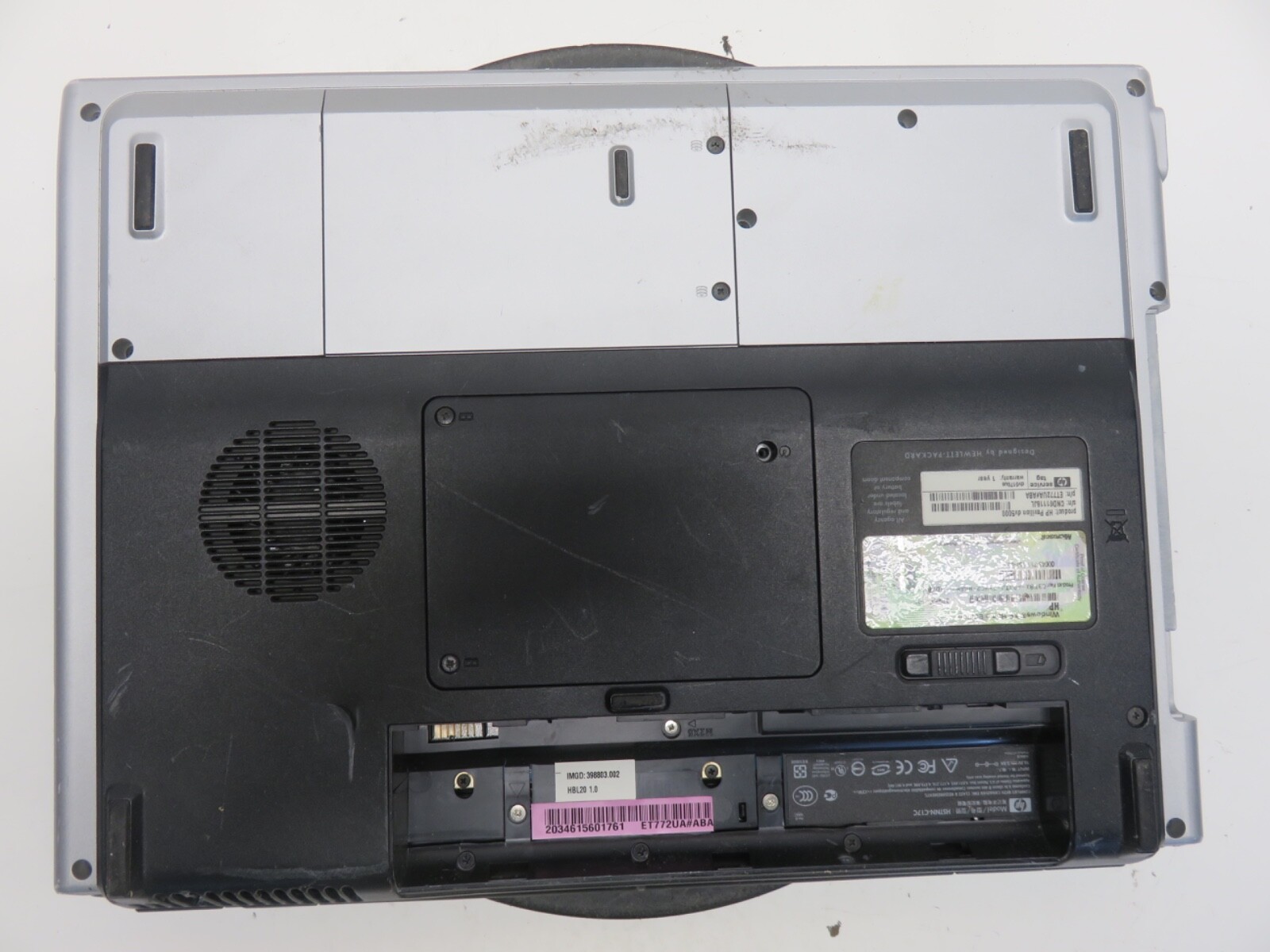HP Pavilion DV5000 Intel T2300 1.66GHz 2 GB NO HDD No Batt