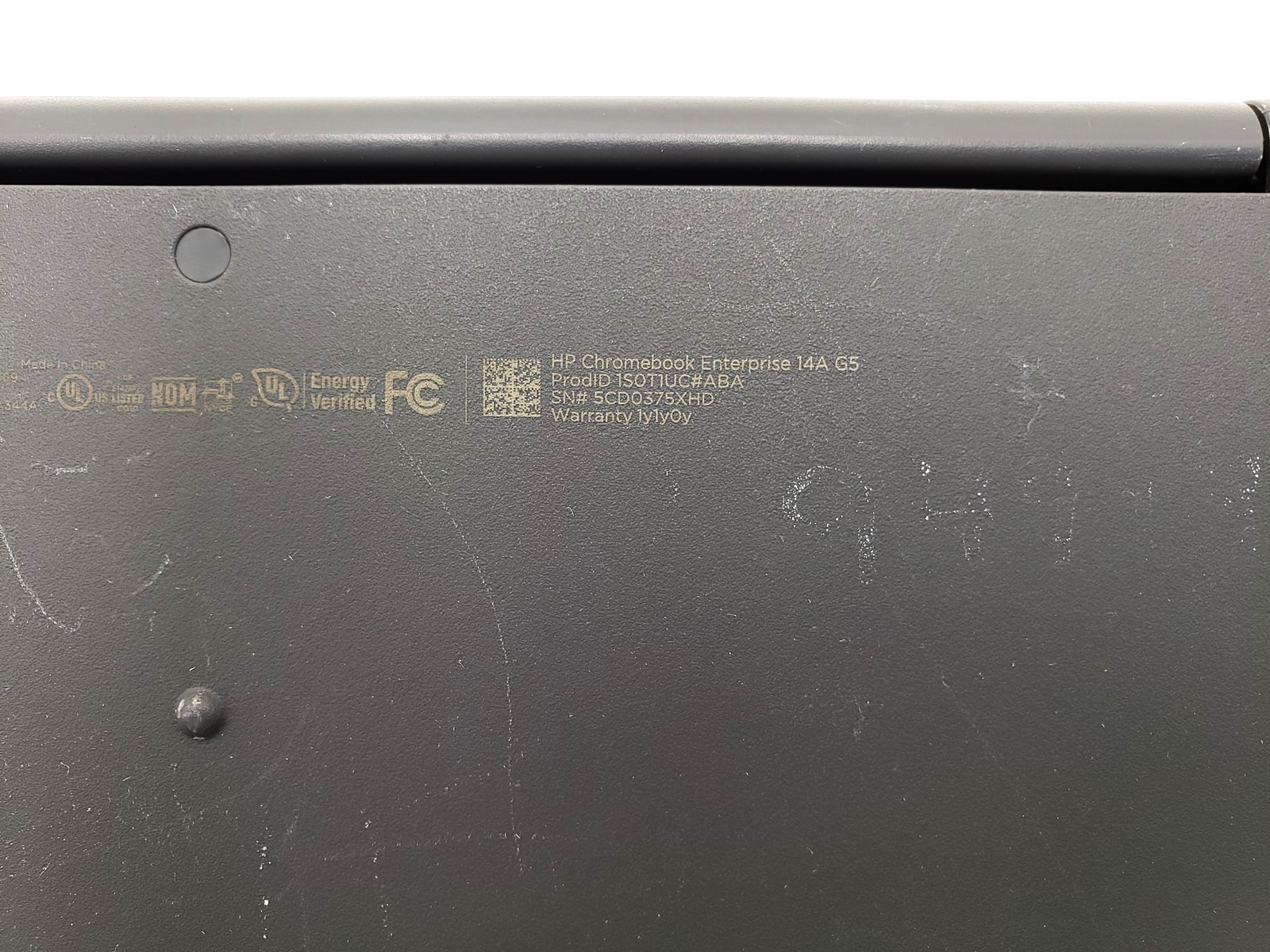 HP Chromebook 14A G5 4GB RAM 32GB eMMC AMD A4-9120C SN: 5CD0375XHD Tested