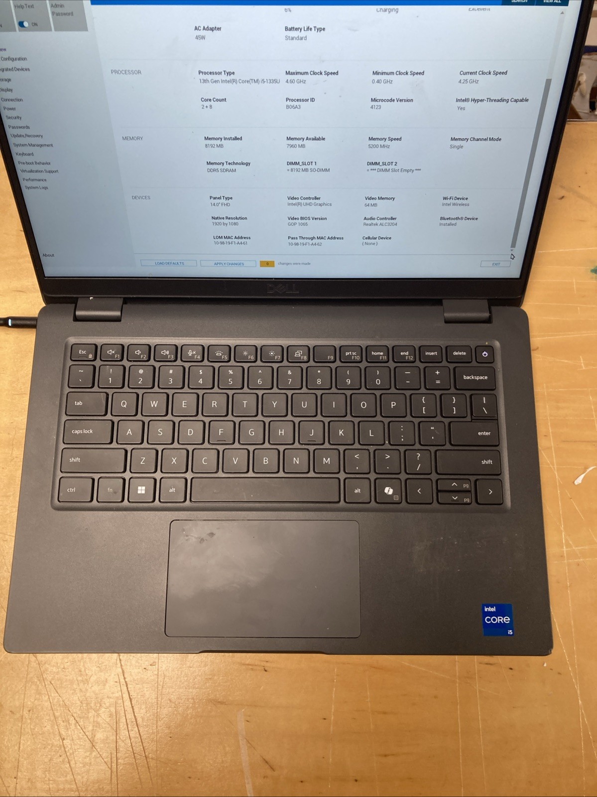 Dell Latitude 3450 14″ 13th Gen Intel® Core™ i5-1335U 8GB Ram No HDD #2002