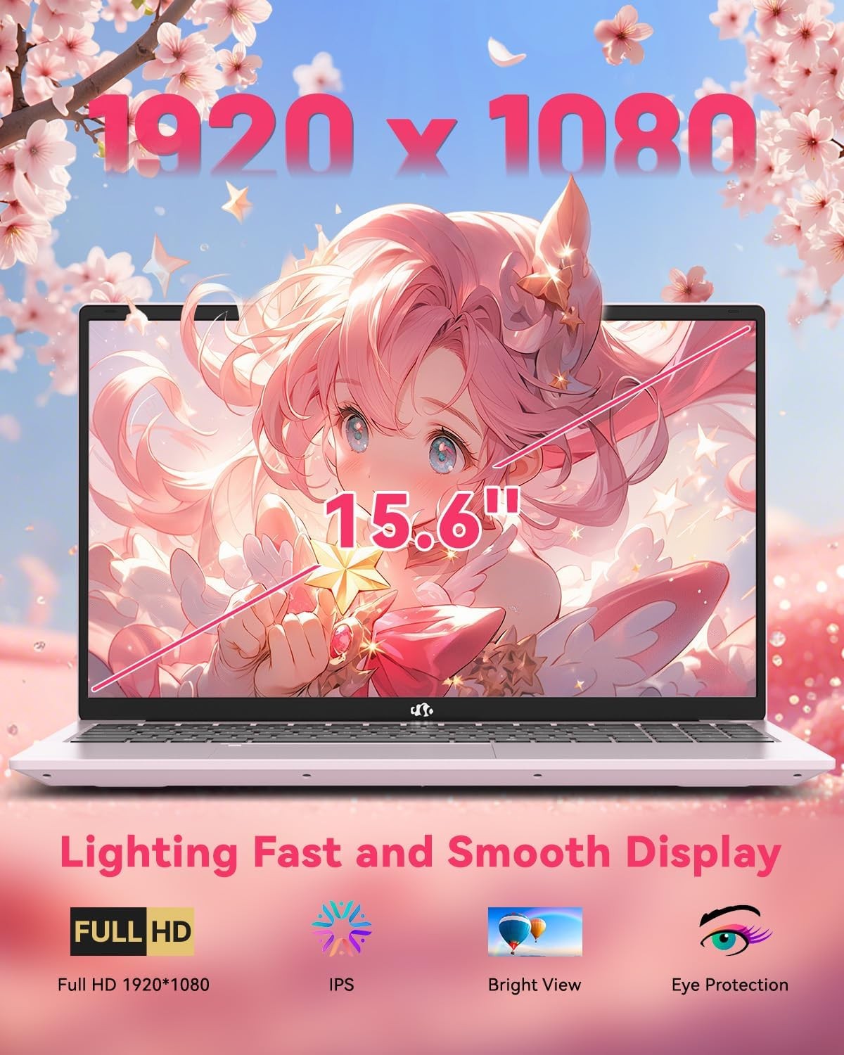 NIMO 15.6″ Light Gaming-Laptop, 8 Cores AMD Ryzen 7 Pro 6850U 16GB RAM 512GB SSD