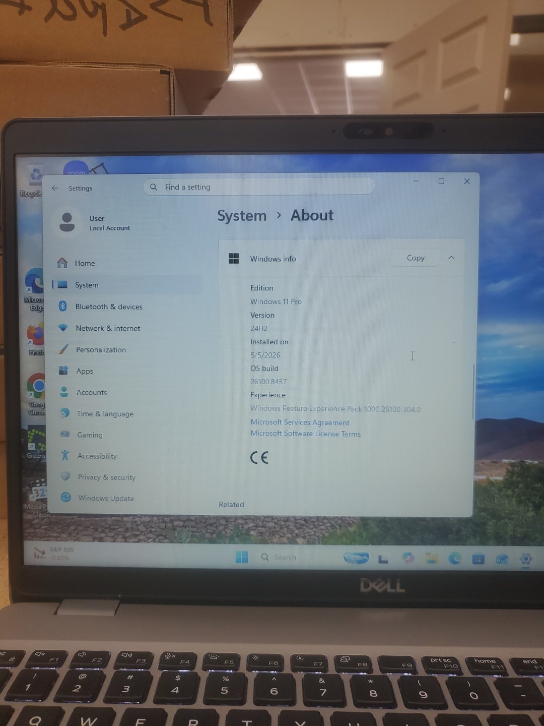 Dell Precision 3550 Laptop – i5-10310U 8GB 256GB SSD 15.6″ 051526-4