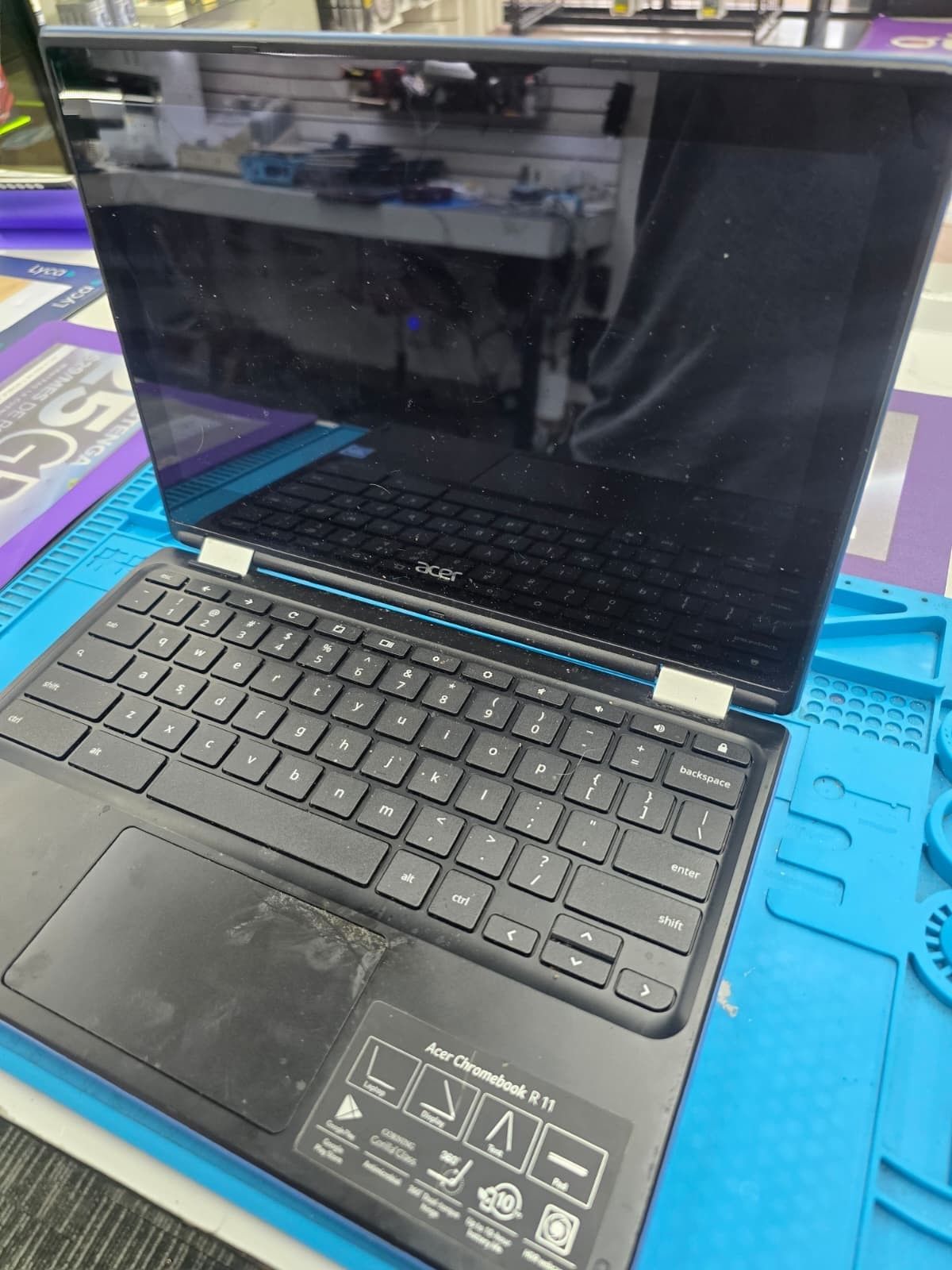 Acer Chromebook 11 N15Q8 Intel, BLU NO POWER FOR PARTS