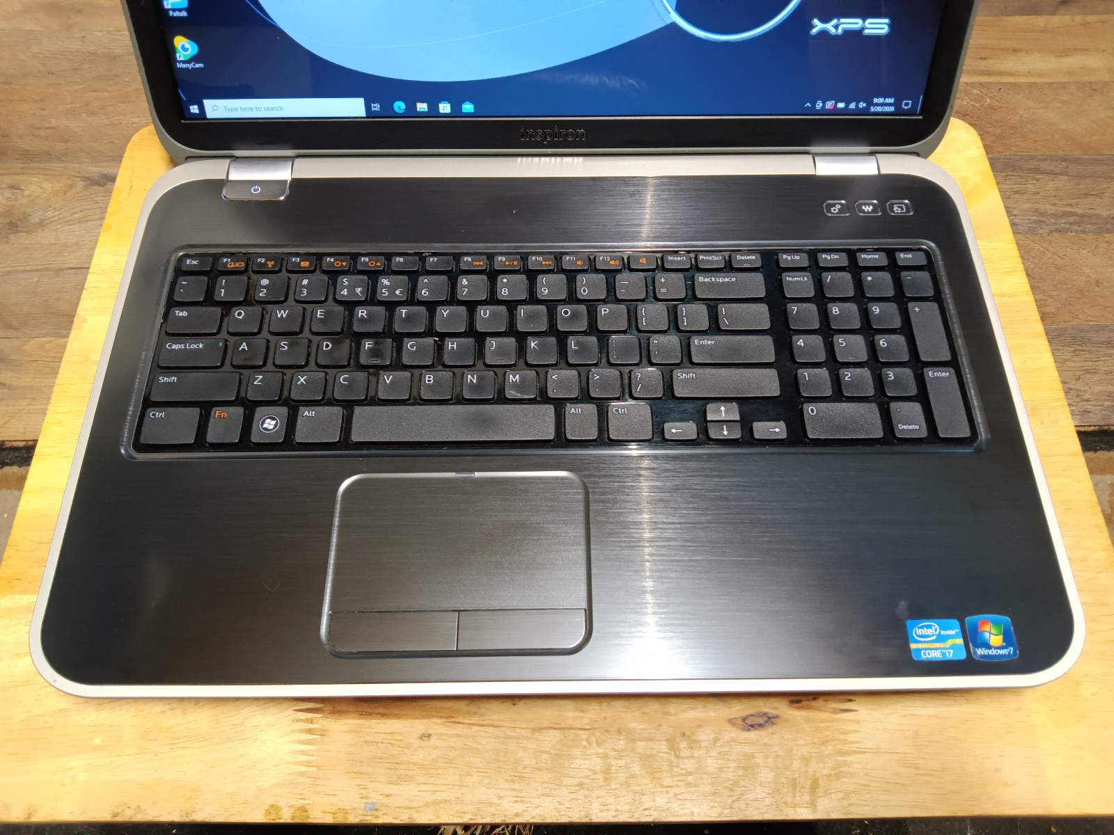 Dell Inspiron 5720/Core i7-3612Q 2.10ghz/8gb/128gbSSD/Windows 10 Pro/Web/BT/17.3