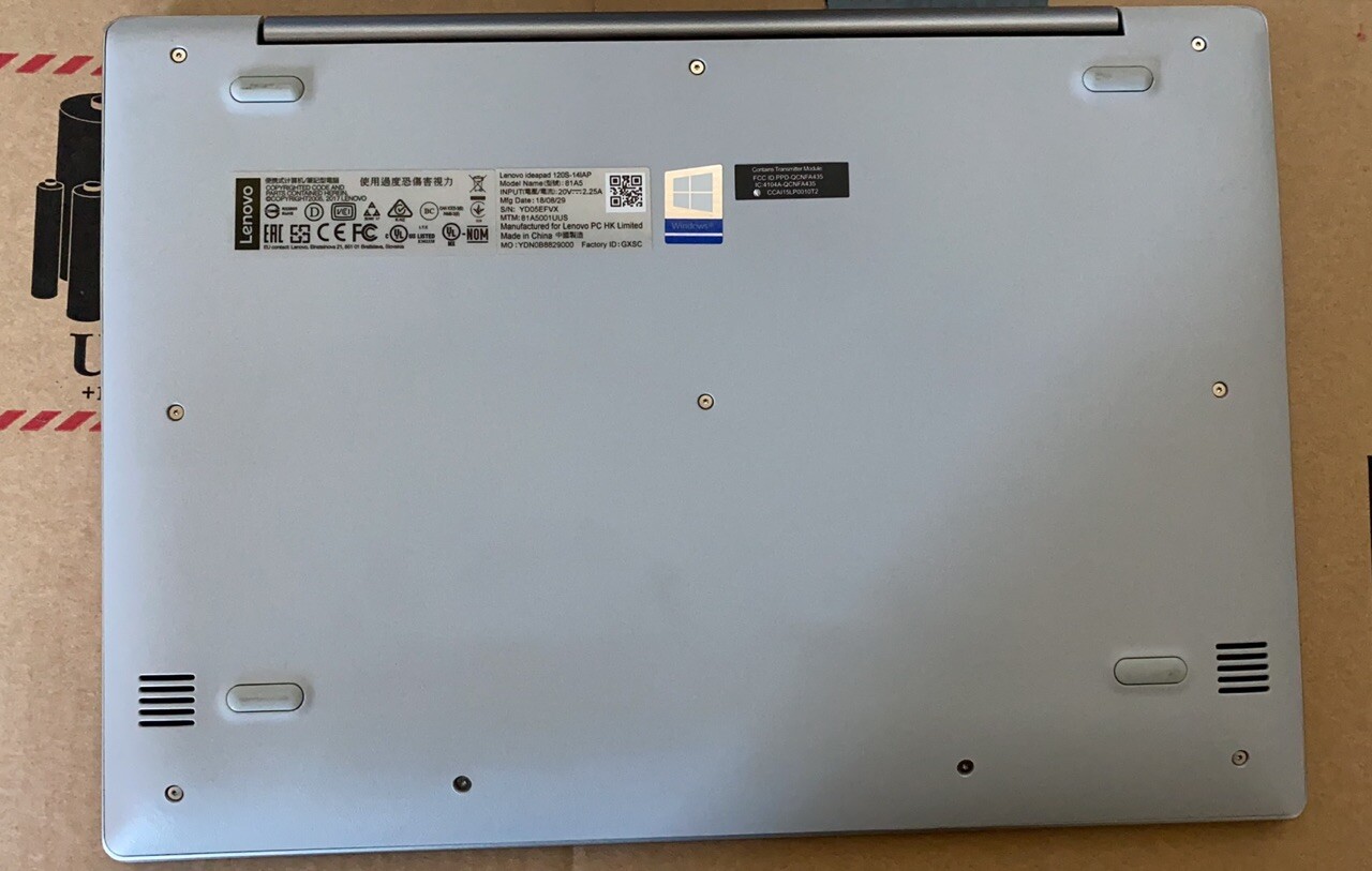 Lenovo 14″ HD Laptop Intel Celeron N3350 up to 2.4GHz Processor 2GB RAM 32GBeMMC