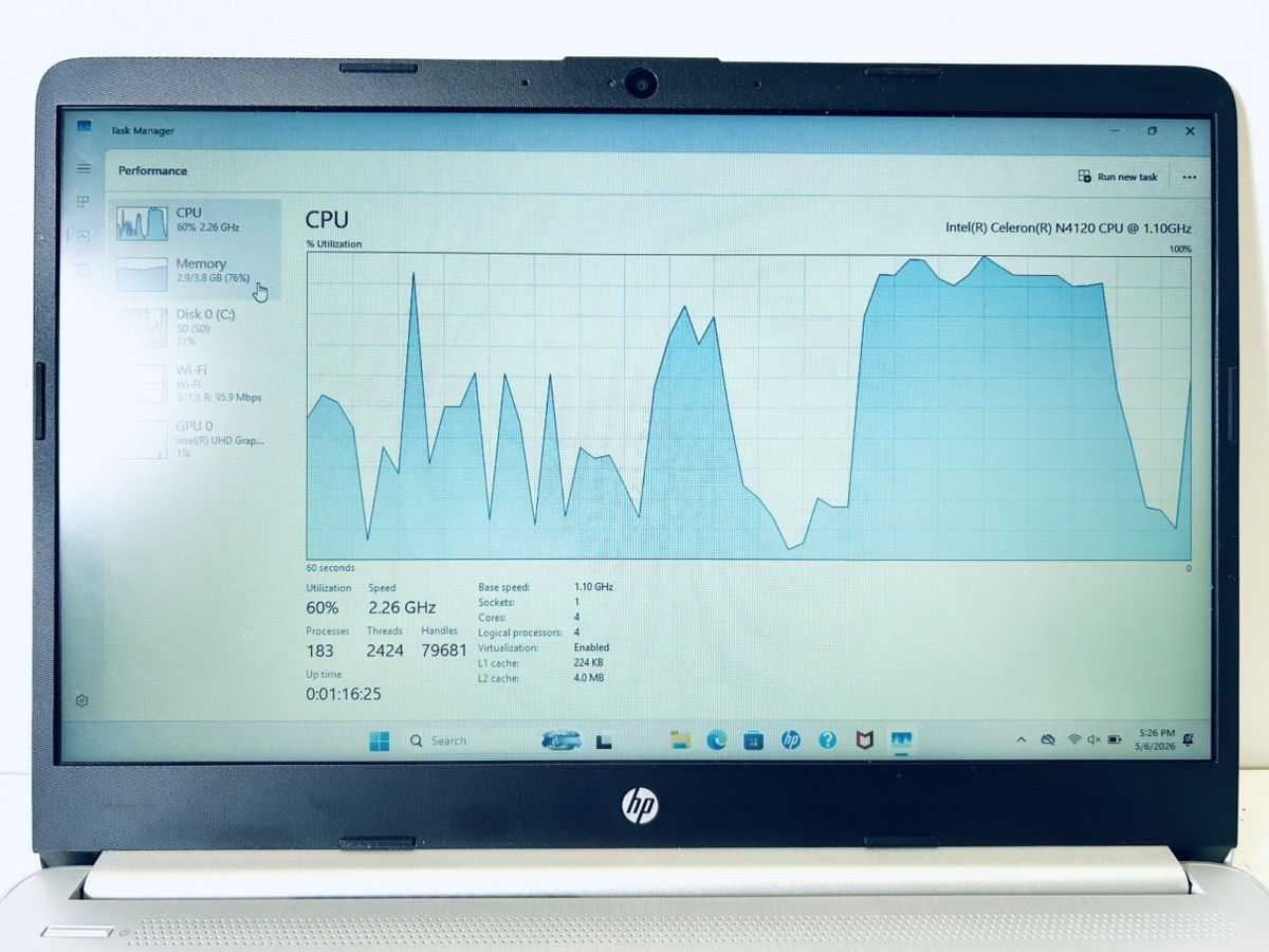 HEWLETT PACKARD 14 LAPTOP (P09027139)