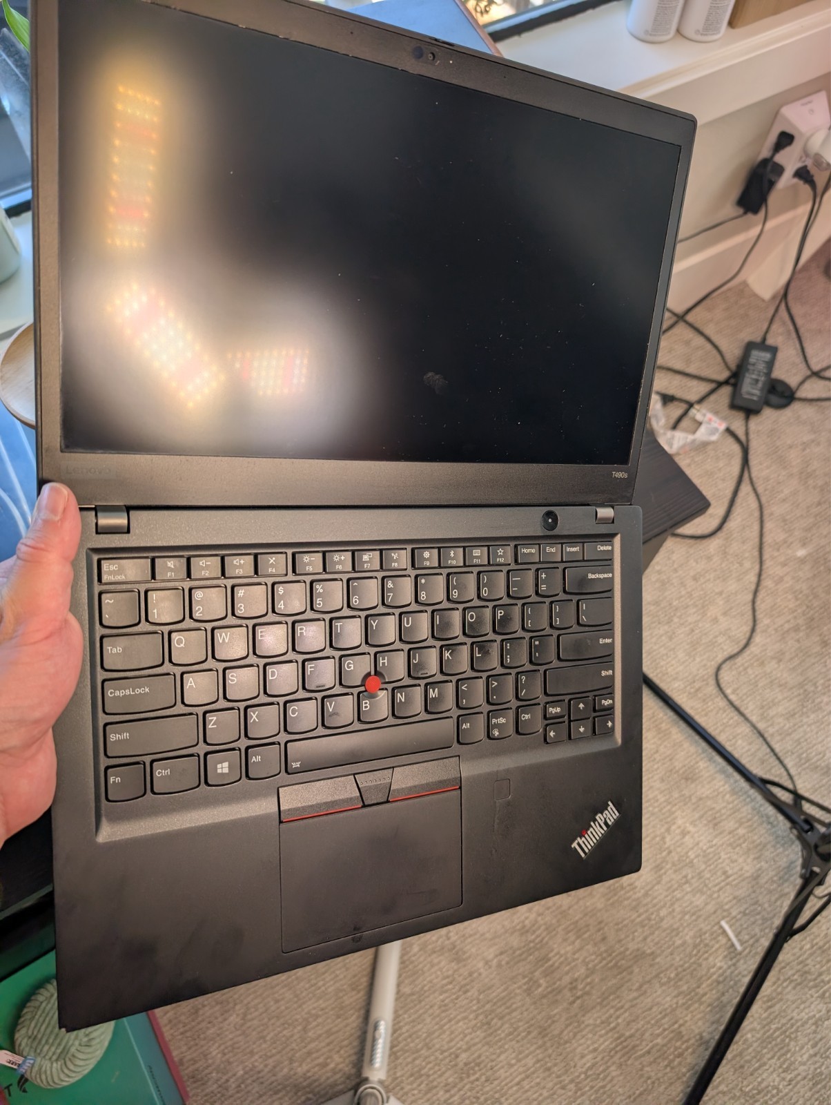Dual Boot Win/Linux Lenovo Thinkpad t490s Laptop: i5+8gb+512gb. w/ Power adapter