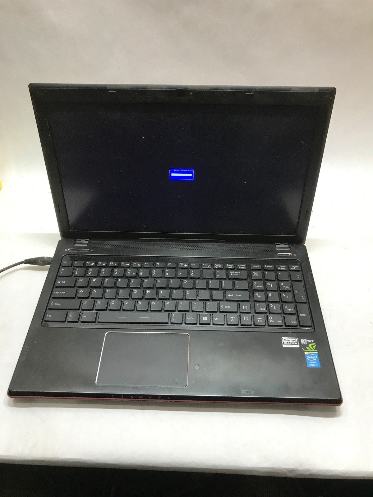 CyberPowerPC MSI ms-16gc 15″ Intel Core i7 4GB RAM NO HDD/OS BIOS LOCK READ – DW