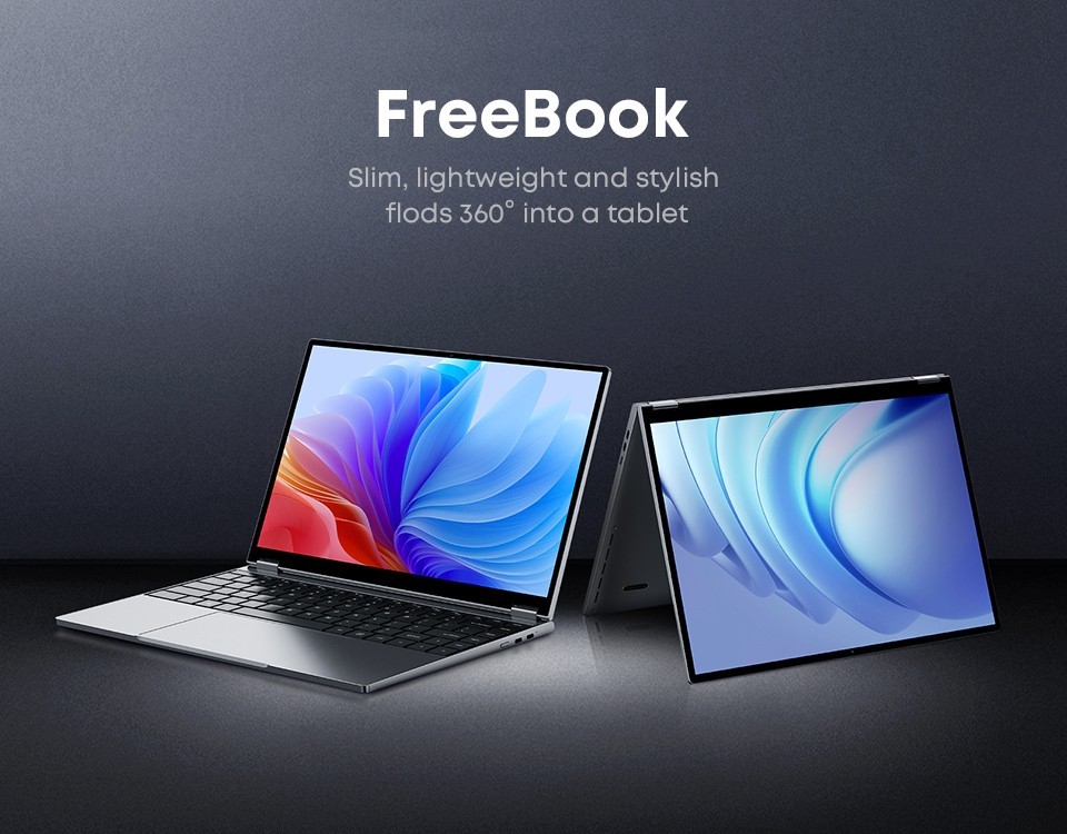 CHUWI FreeBook 13.5″ 2-in-1 Laptop Intel i3-1215U 6C/8T 12GB+512GB Win 11 PC