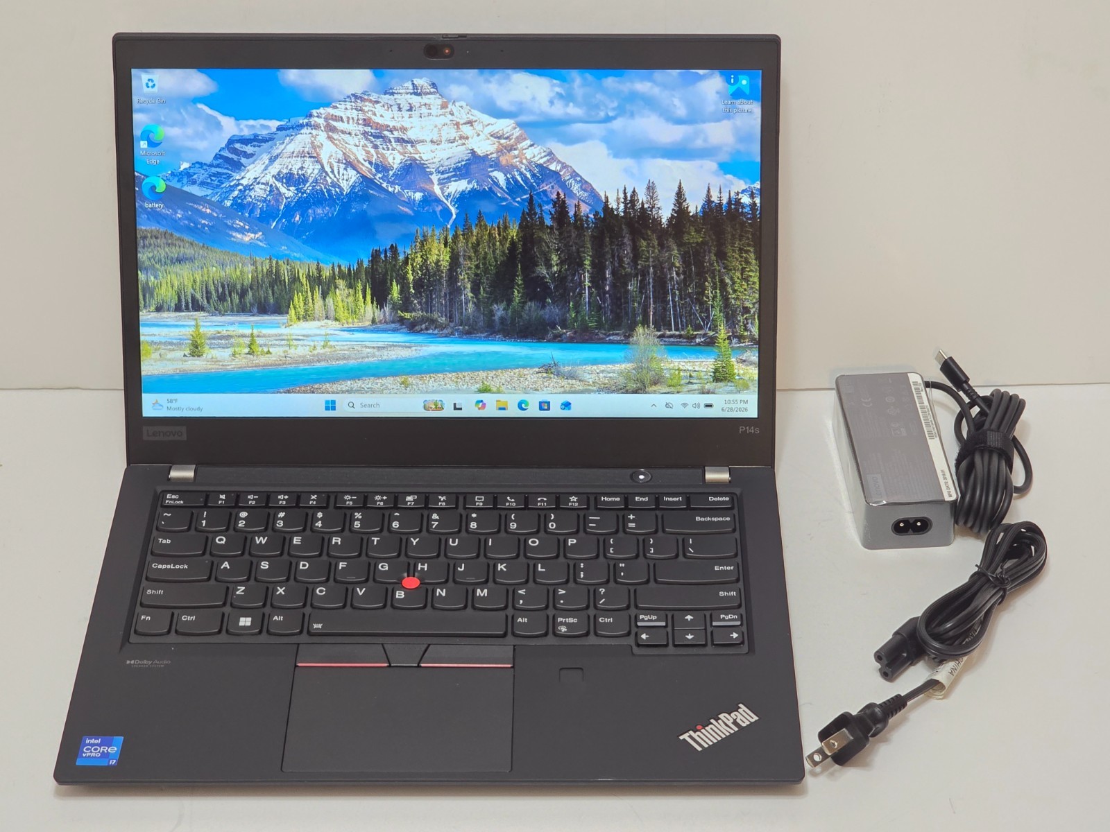 Lenovo ThinkPad P14S Gen 2 Intel i7-1185G7, 48GB RAM, 1TB SSD NVIDIA T500 Touch
