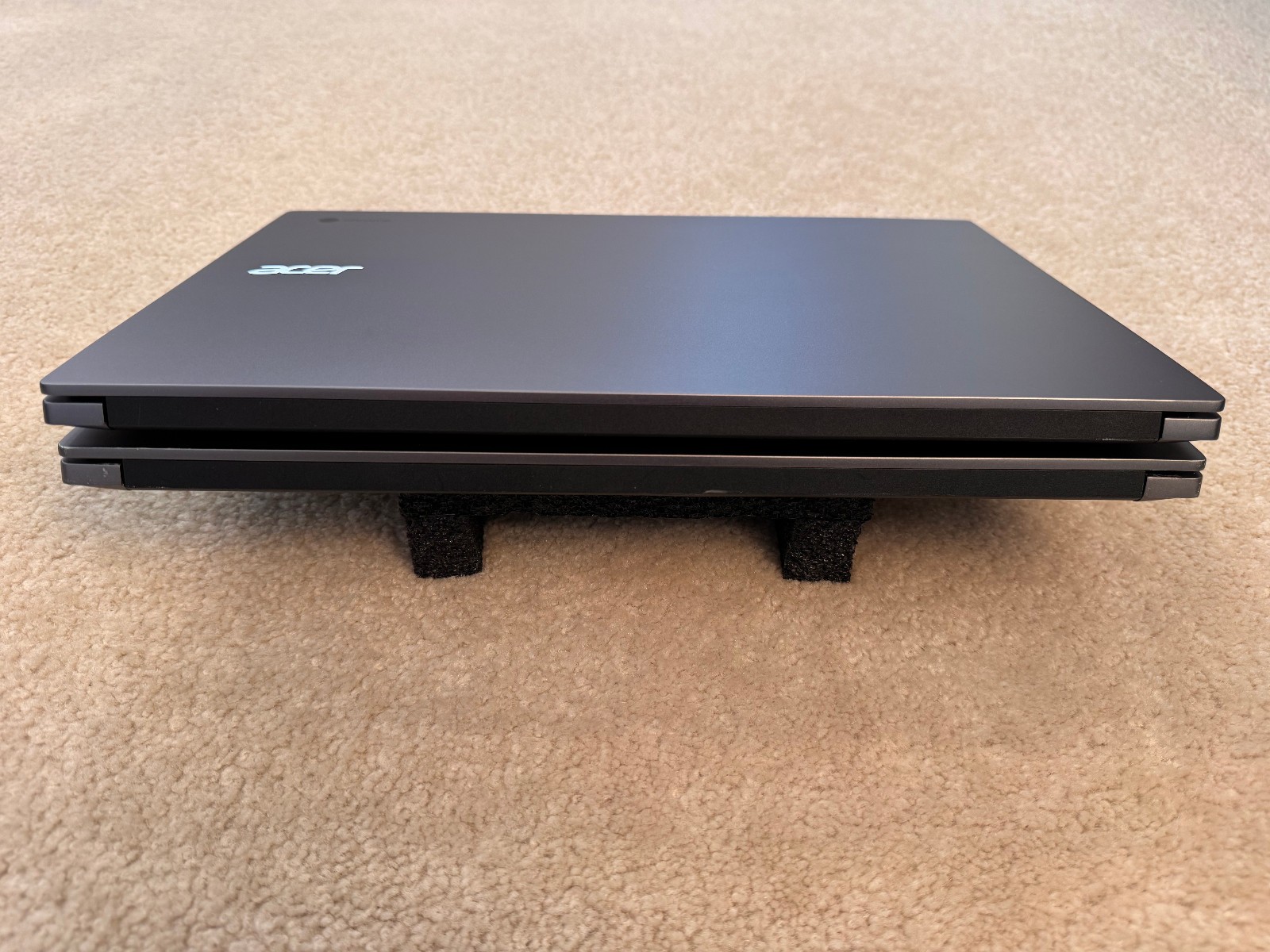 LOT 2 ACER CHROMEBOOK CB715-1W N18Q11 15.6″ TOUCH 128GB/4GB INTEL CORE i3-8130U