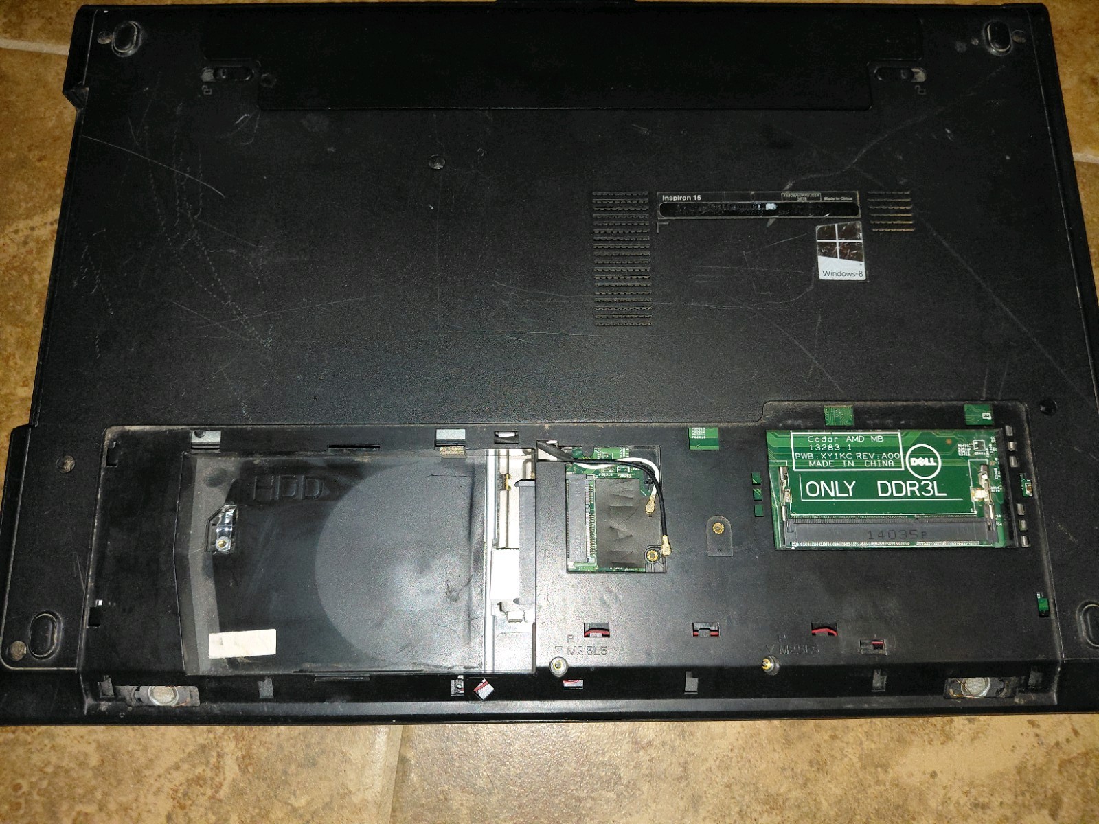 Dell Inspiron 15 3541 Laptop AMD A6 Bricked For Parts Or Repair