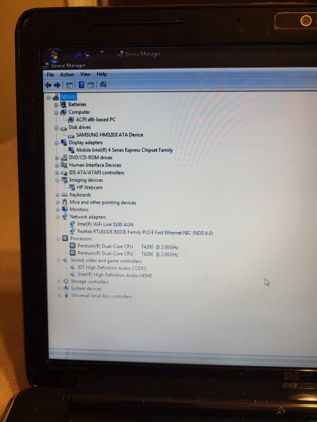Hp Pavillion dv4 Notebook PC