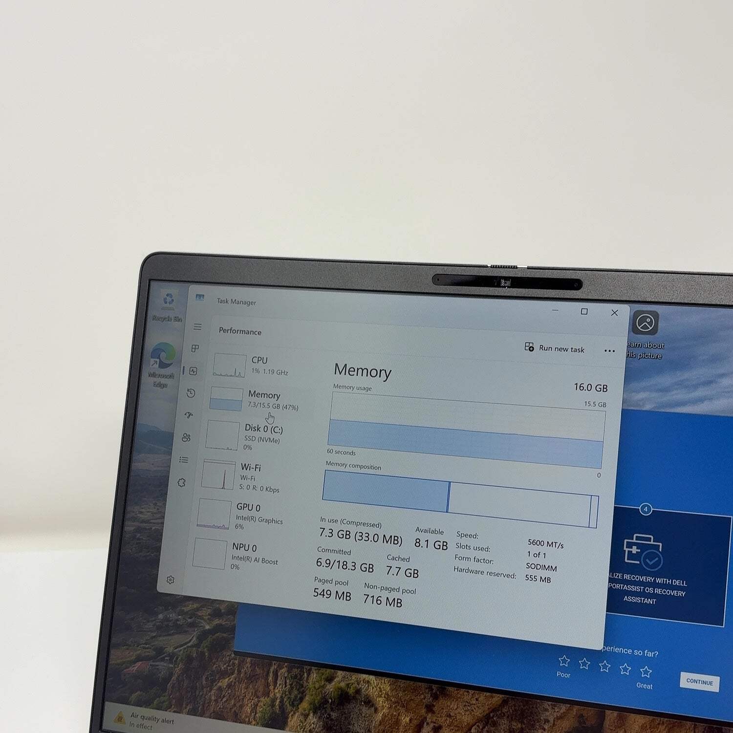Dell 14 Plus PB14250 14″ Core Ultra 7 265U 2.1GHz 16GB RAM 512GB SSD