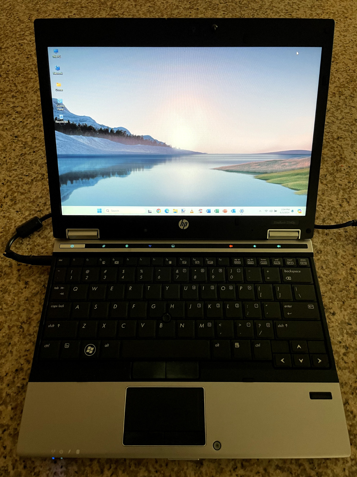 HP Elitebook 2540p Laptop Intel i7 2.13GHz Windows 11 Pro 512GB SSD Office Pro