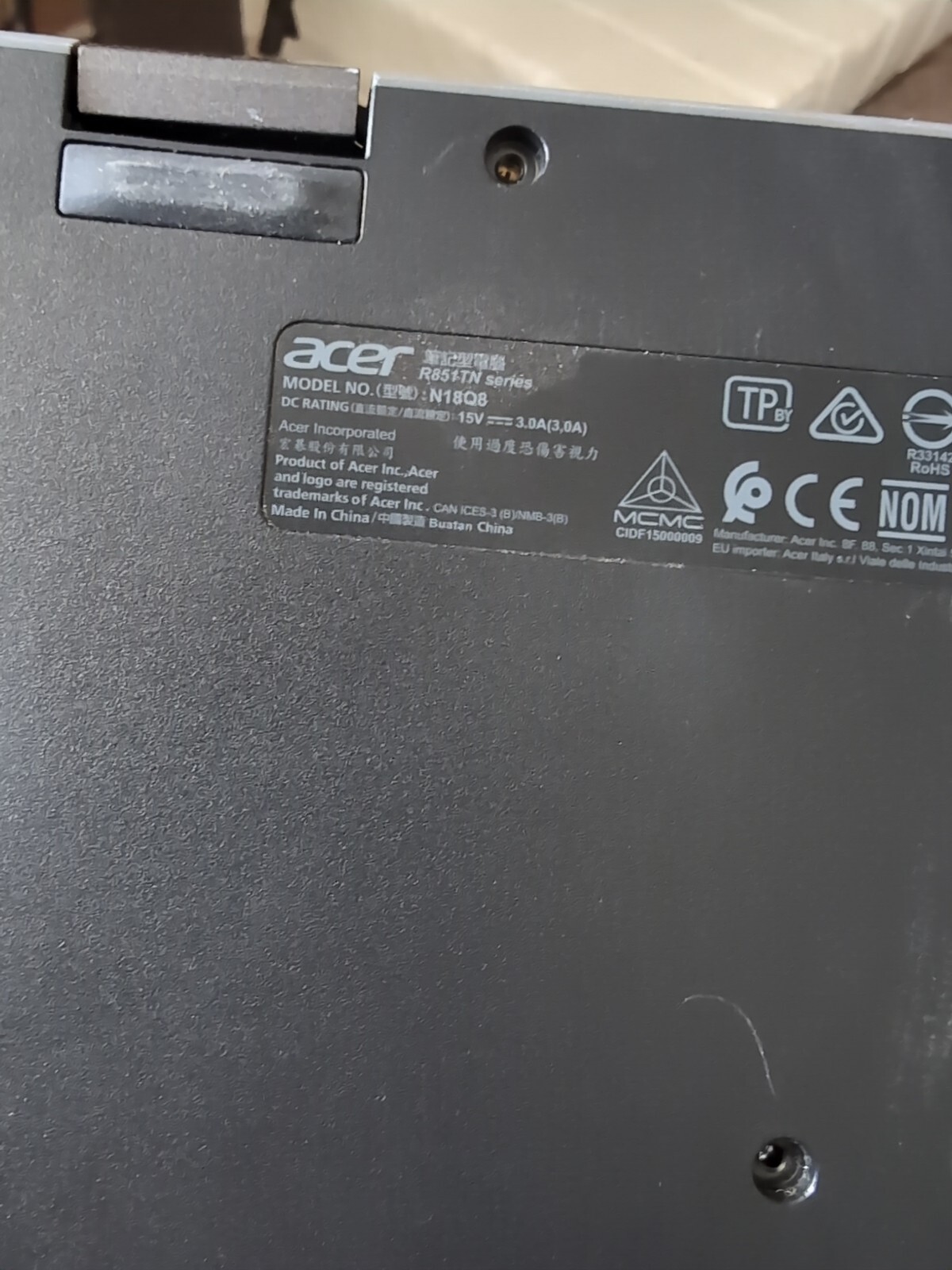 Acer Chromebook Spin R851TN-C3ET 12″ Touchscreen Convertible 2 in 1 , Parts Only