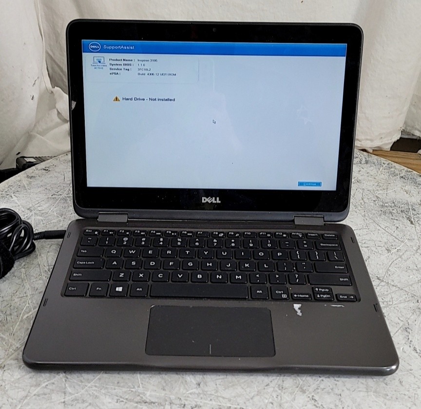 DELL inspiron 3185 P25T Laptop PENTIUM N3710 2GB SEE NOTES