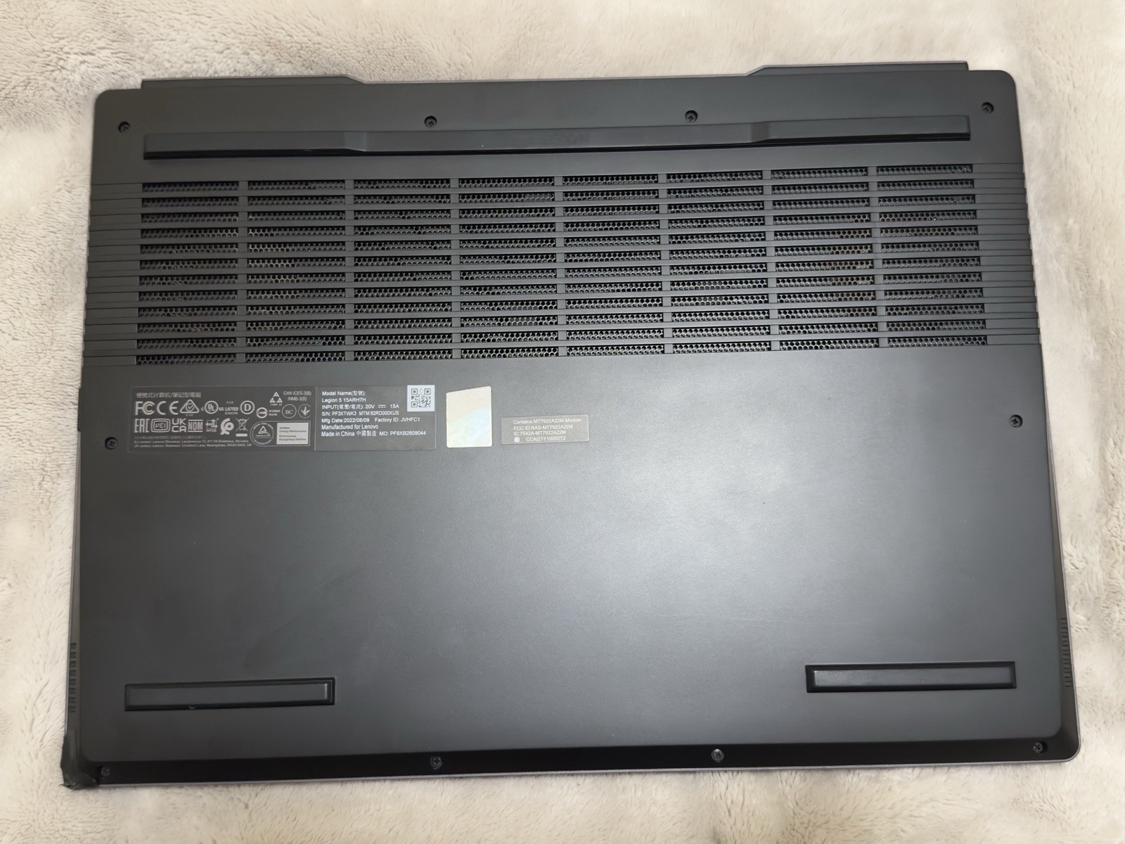 Lenovo Legion 5 15ARH7H 15.6” Ryzen 7 6800H 16GB 2TB SSD Gaming Laptop READ