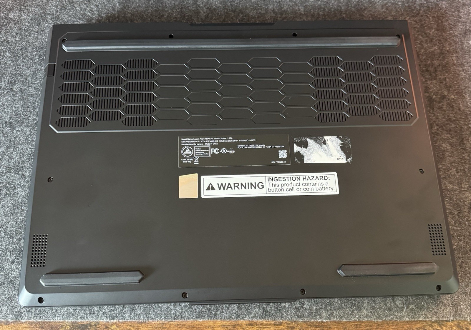 Lenovo Legion Pro 5 16IRX8H i9 RTX 5070 64GB 3.73TB SSD 16″ 2560×1600 Win11