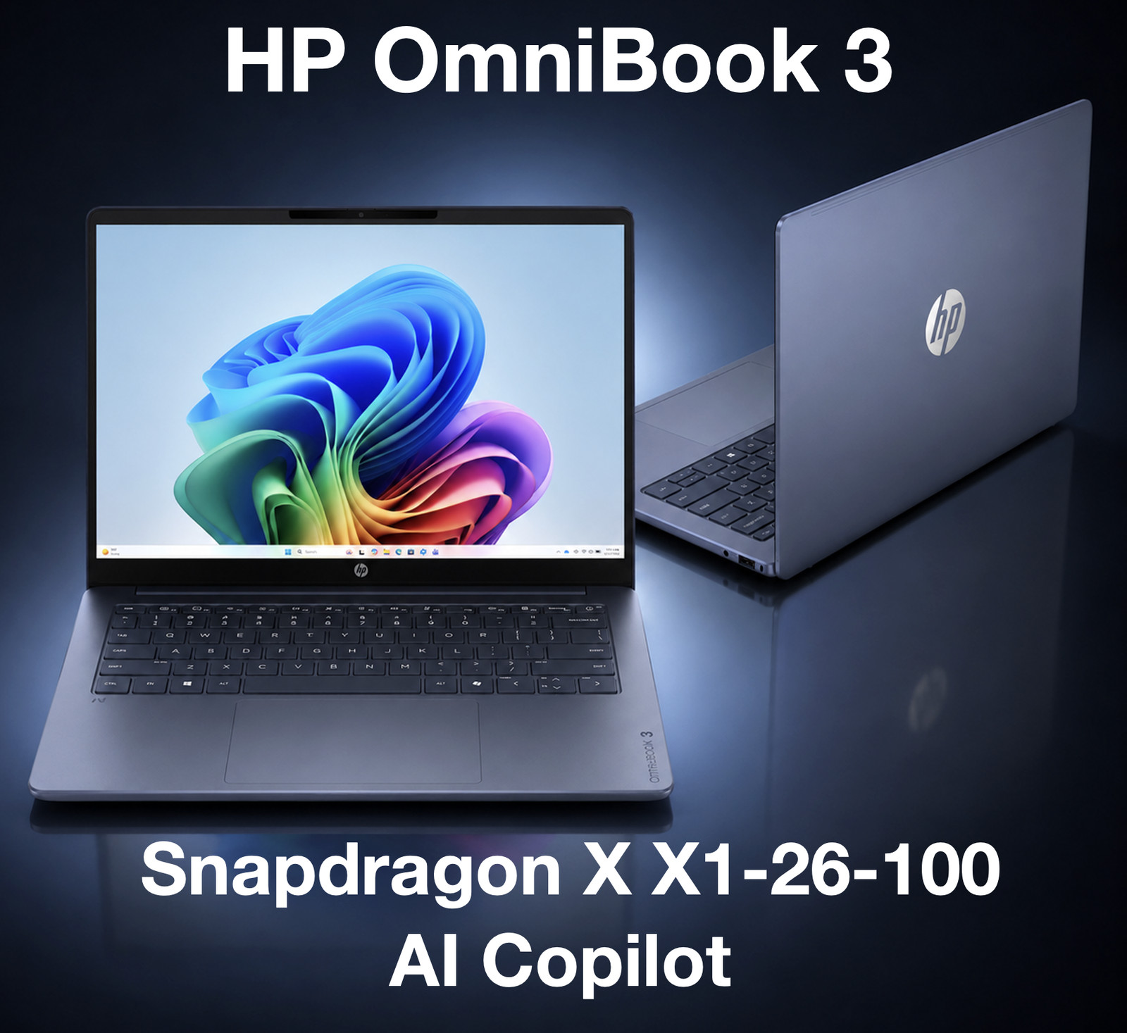 HP OmniBook 14.0″ 1920×1200 Snapdragon X X1-26-100 16GB 512GB SSD Windows 11 Pro