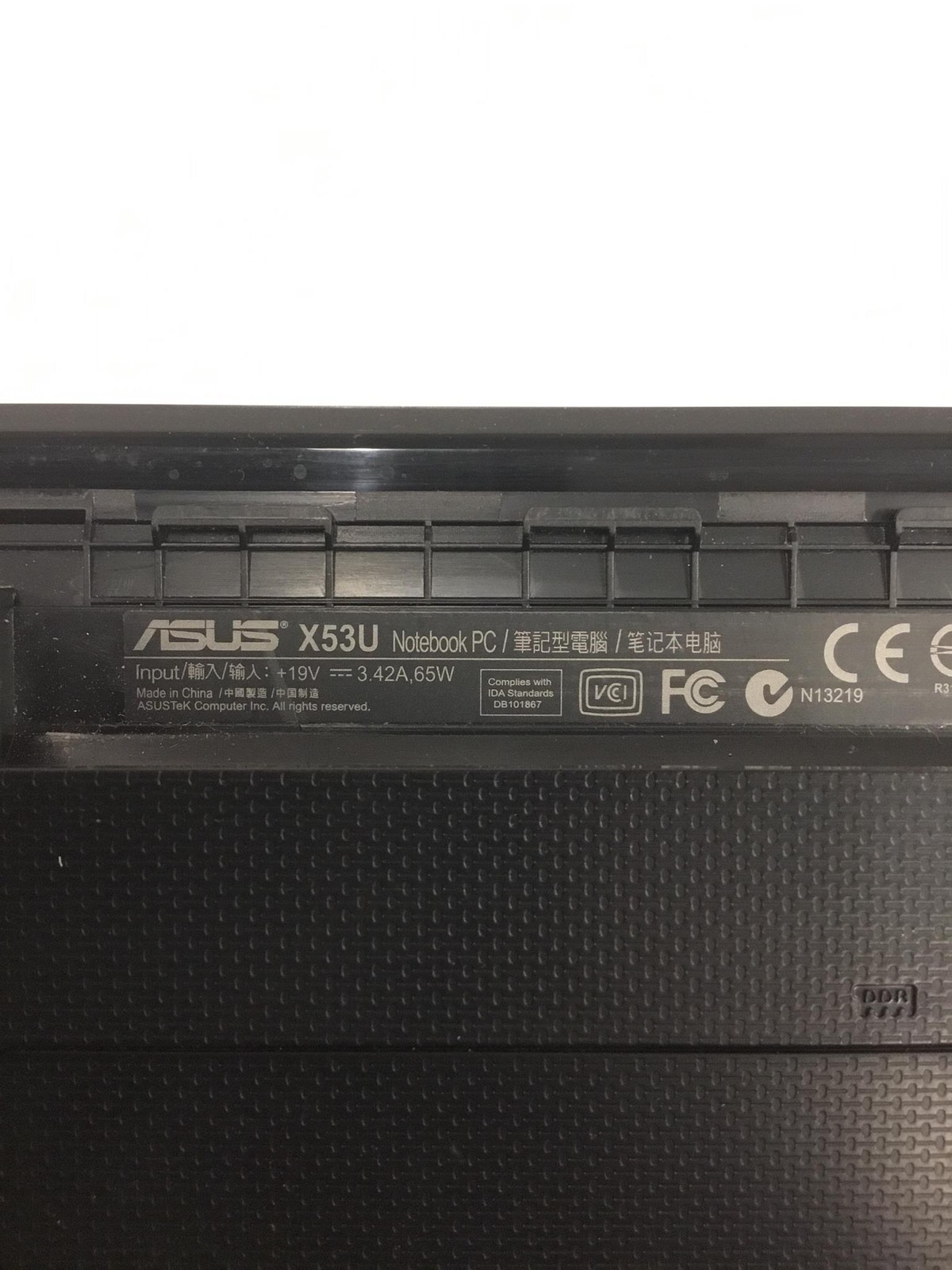 ASUS X53U Notebook Pc AMD C-60 APU With Radeon 1.00 GHz 15.6″ w/ 2Gb Ram, WORKS