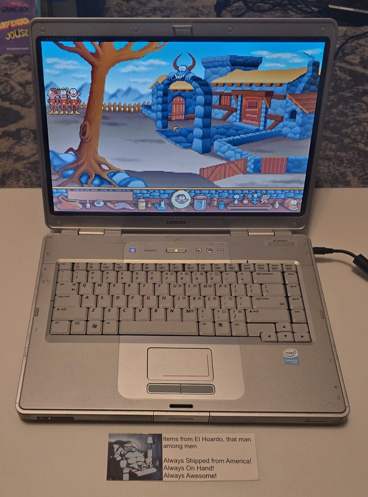 Compaq Presario C500 Intel Celeron M 520 1.60 GHz 512MB RAM 80GB HDD Win XP Fun!
