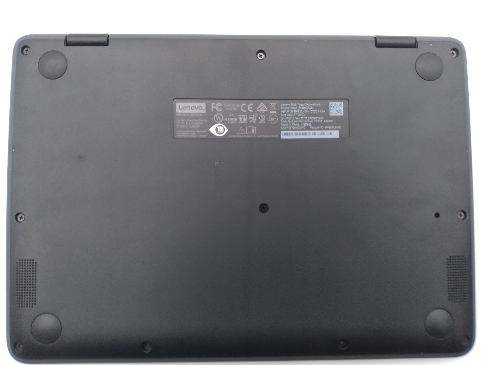 Lenovo N23 Yoga 2-in-1 11.6″ Chromebook PC – MT8173c Processor 4GB Ram 32GB SSD