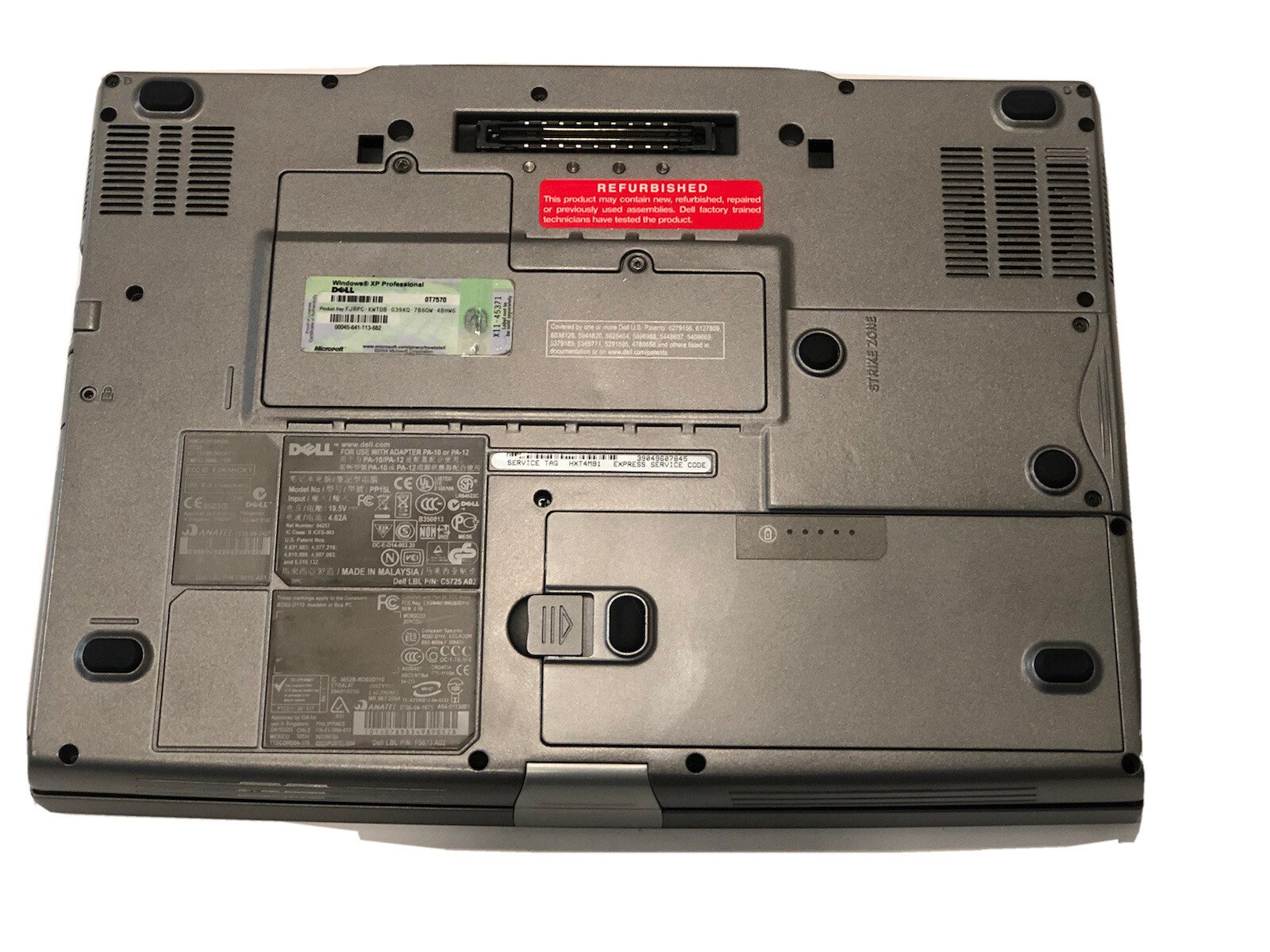 Dell D810 Latitude Laptop PP15L FOR PARTS AS IS (Parts Only)