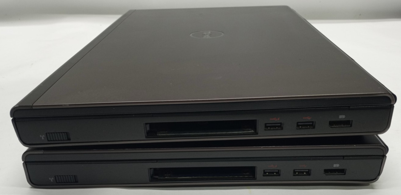 Lot of 2 Dell Precision M6700 i7-3740Q@2.70GHz 8GB RAM No HDD No OS MC393*!