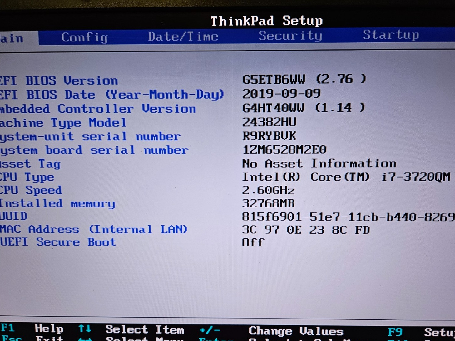 Lenovo ThinkPad W530 15.6″ Intel Core i7 372QM 3.70GHz 32GB RAM 240GB SSD