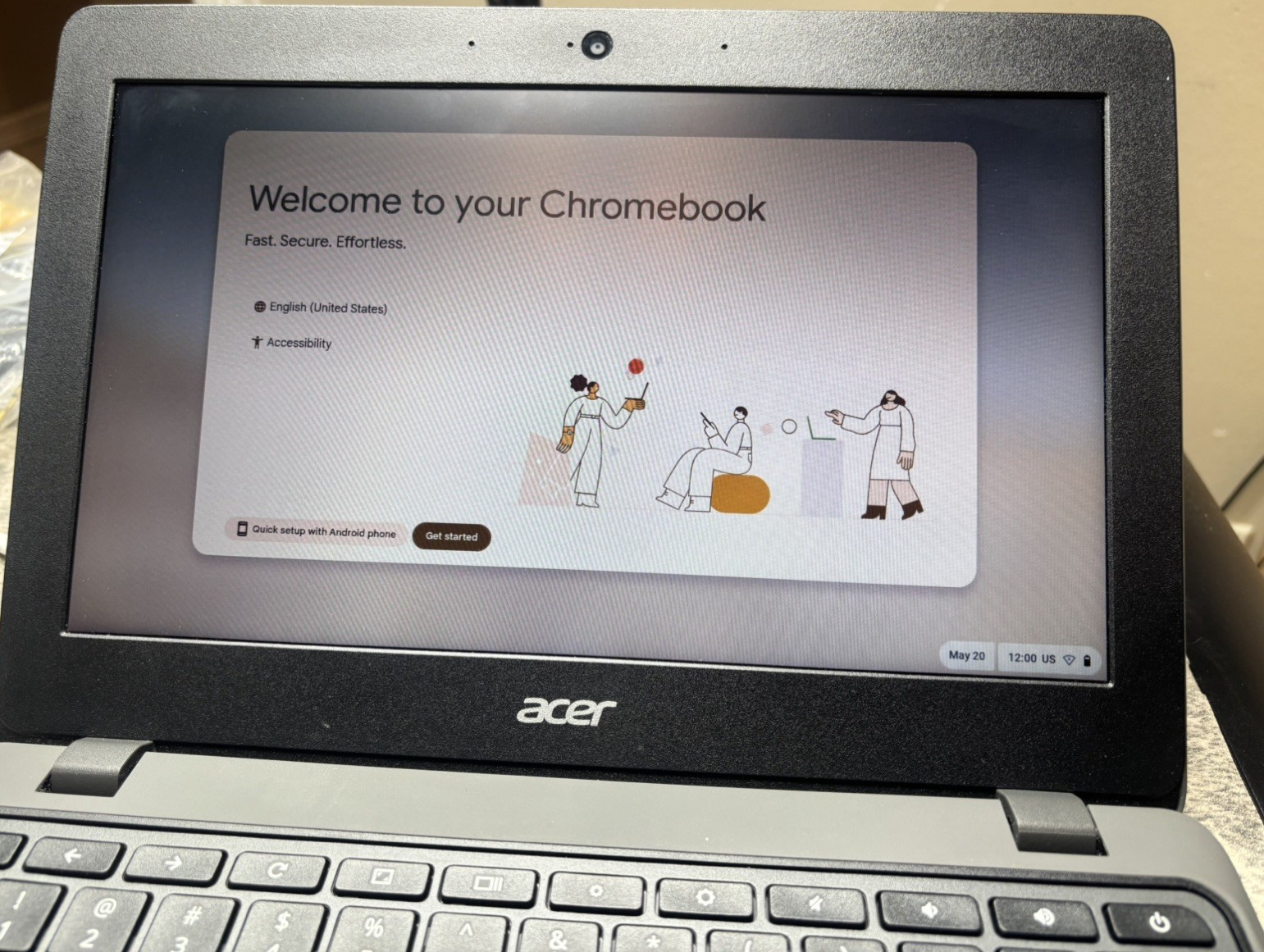 Acer Chromebook n20q10 works and unlocked