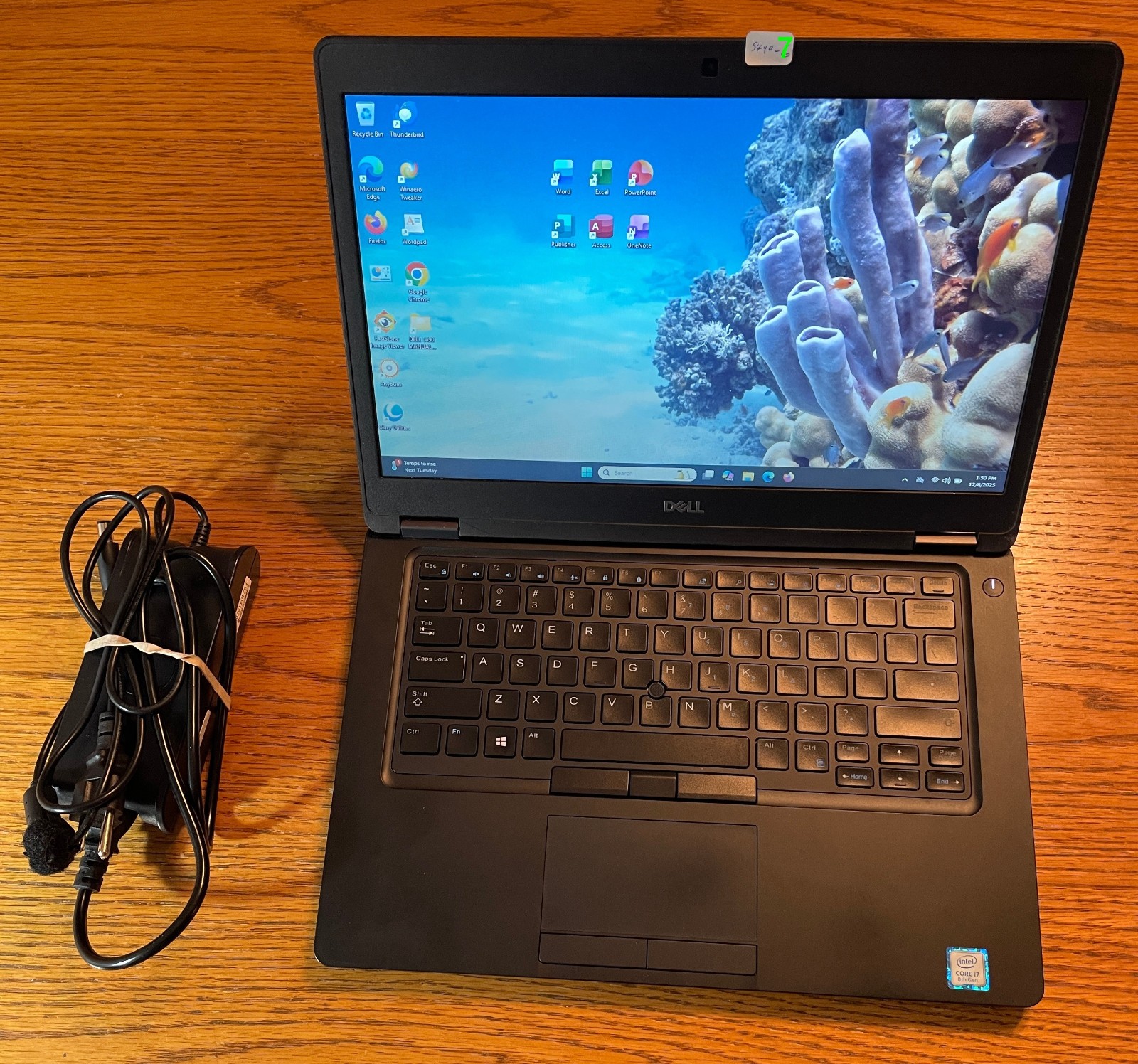Dell 5490 14″ Laptop i7-8650U– 16GB/512gb+1tb/Win11 Pro 25H2+Office 2021-7 MORE