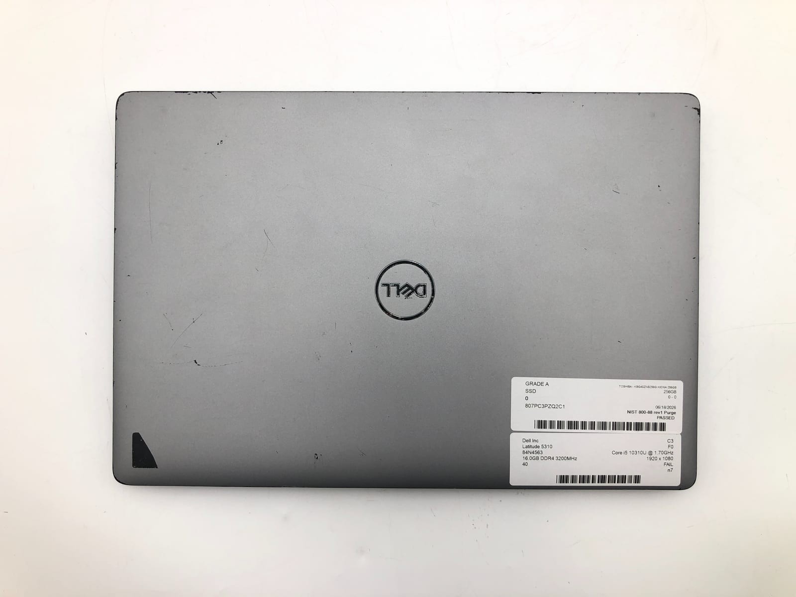Dell | Latitude 5310 | i5-10310U | 16GB | 256GB NVMe | Win 11 Pro | No Battery