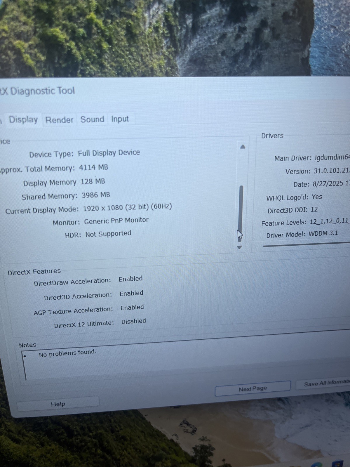 Dell Precision 3541 Laptop i7‑9850H 8GB256GB SSD Quadro P620 Win11