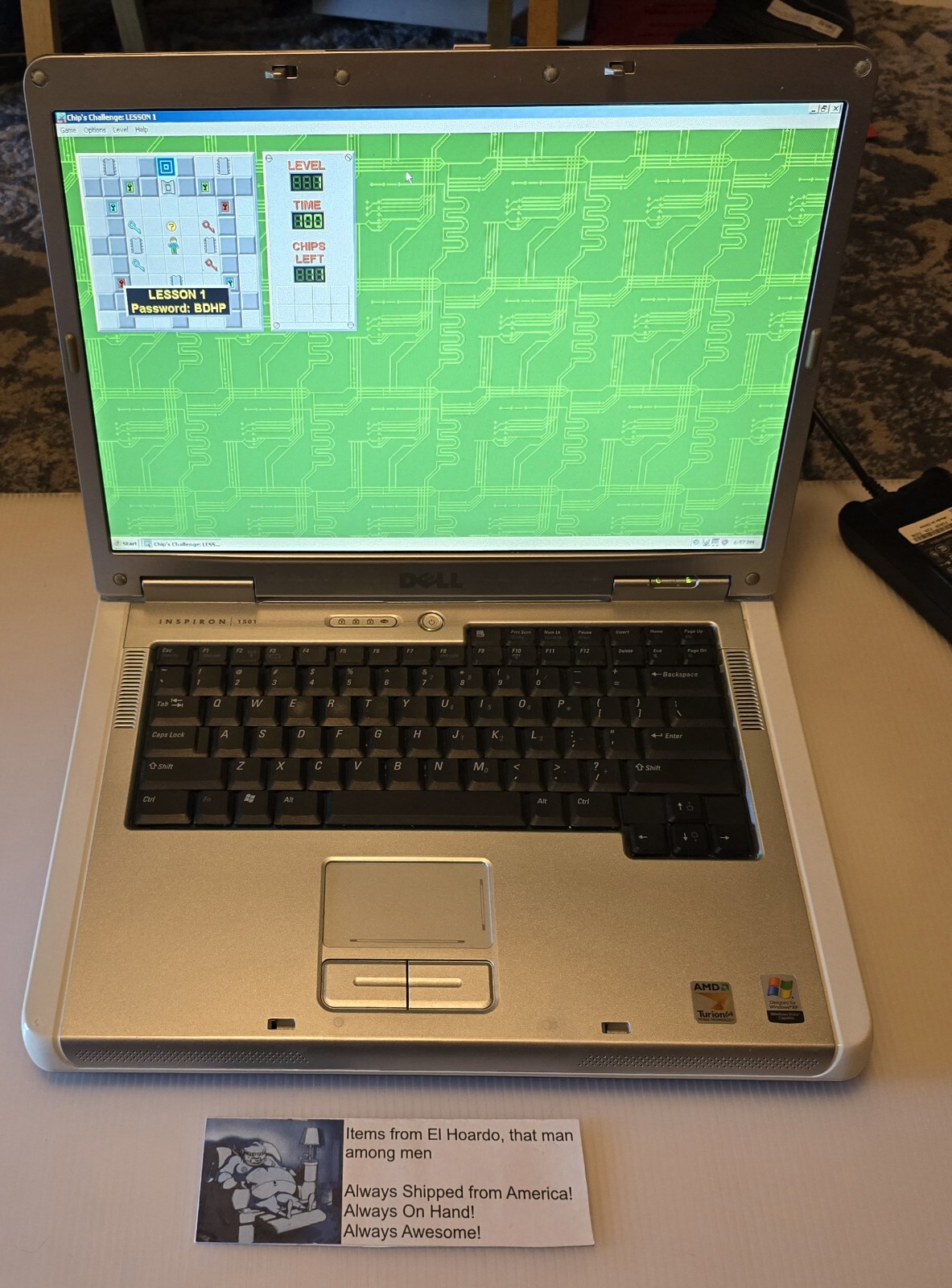 Dell Inspiron 1501 15.4″ AMD Turion 64 2.0GHz 2GB RAM 240GB HDD Radeon XP Read