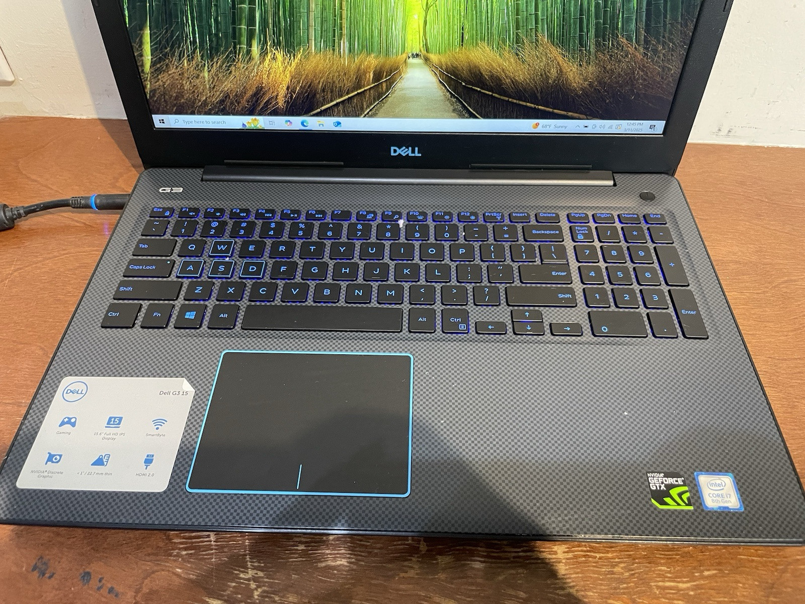Dell G3 3579 15-inch Gaming Laptop Core i7-8750H 16GB 512GB SSD I-7418- JE OBO