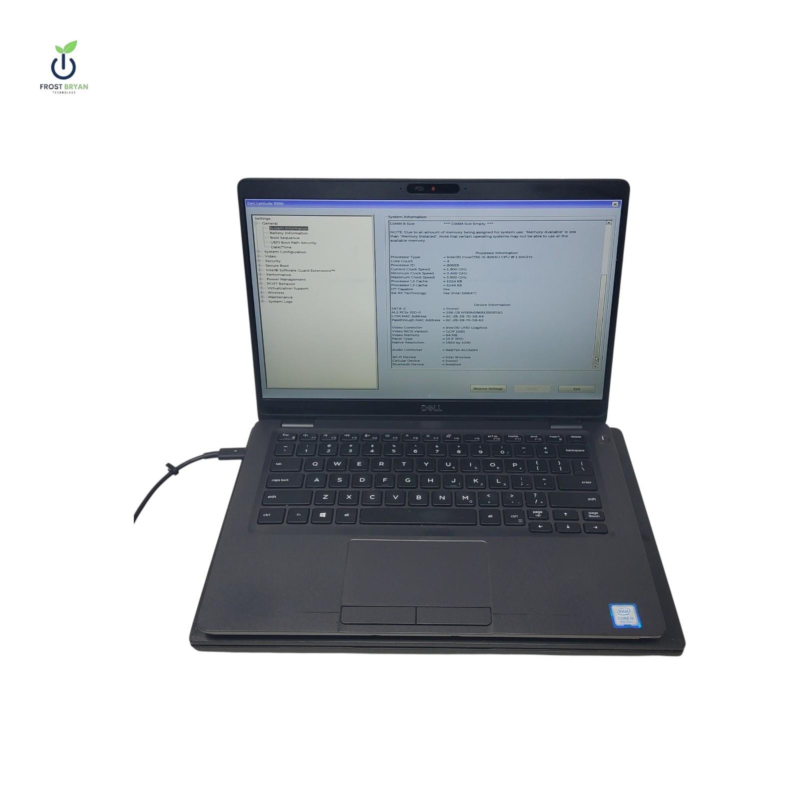 Lot of 2 Dell Latitude 5300 7490 i5 i7 8th Gen 16GB 512GB No OS Grade C [READ]