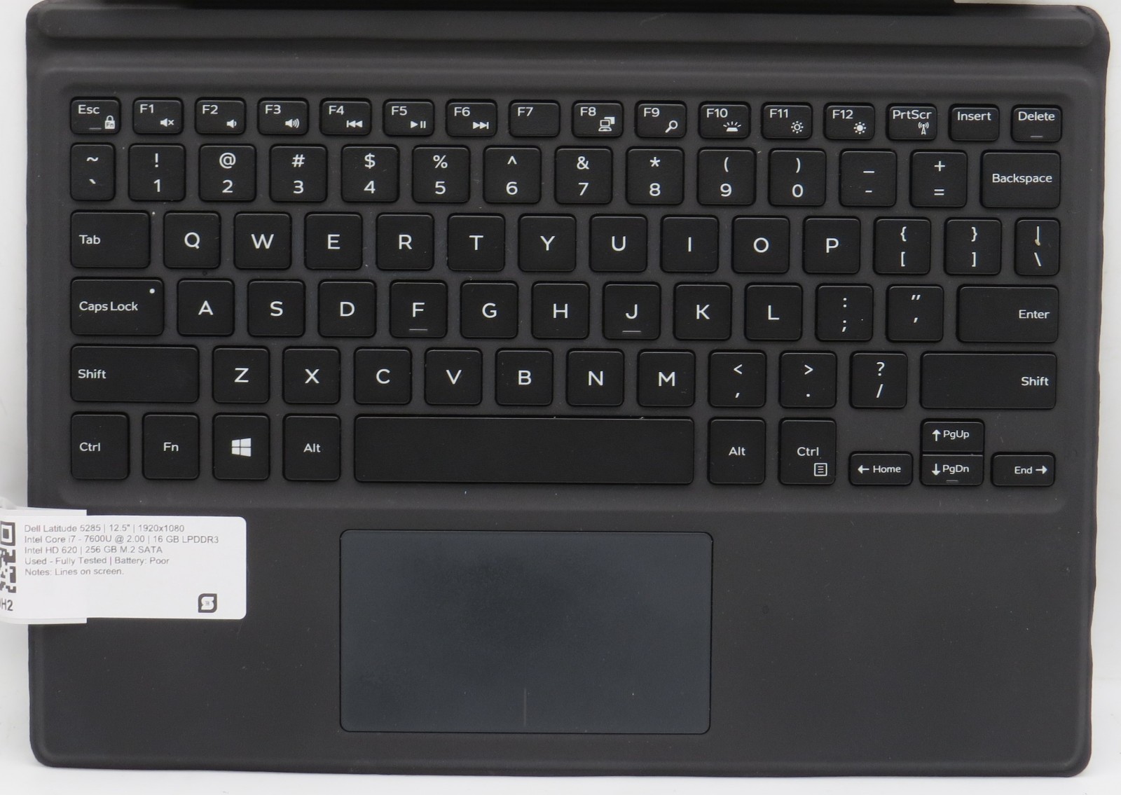 Dell Latitude 5285 | i7-7600U @2.00Ghz | 16GB RAM | 256GB M.2 | No OS/AC