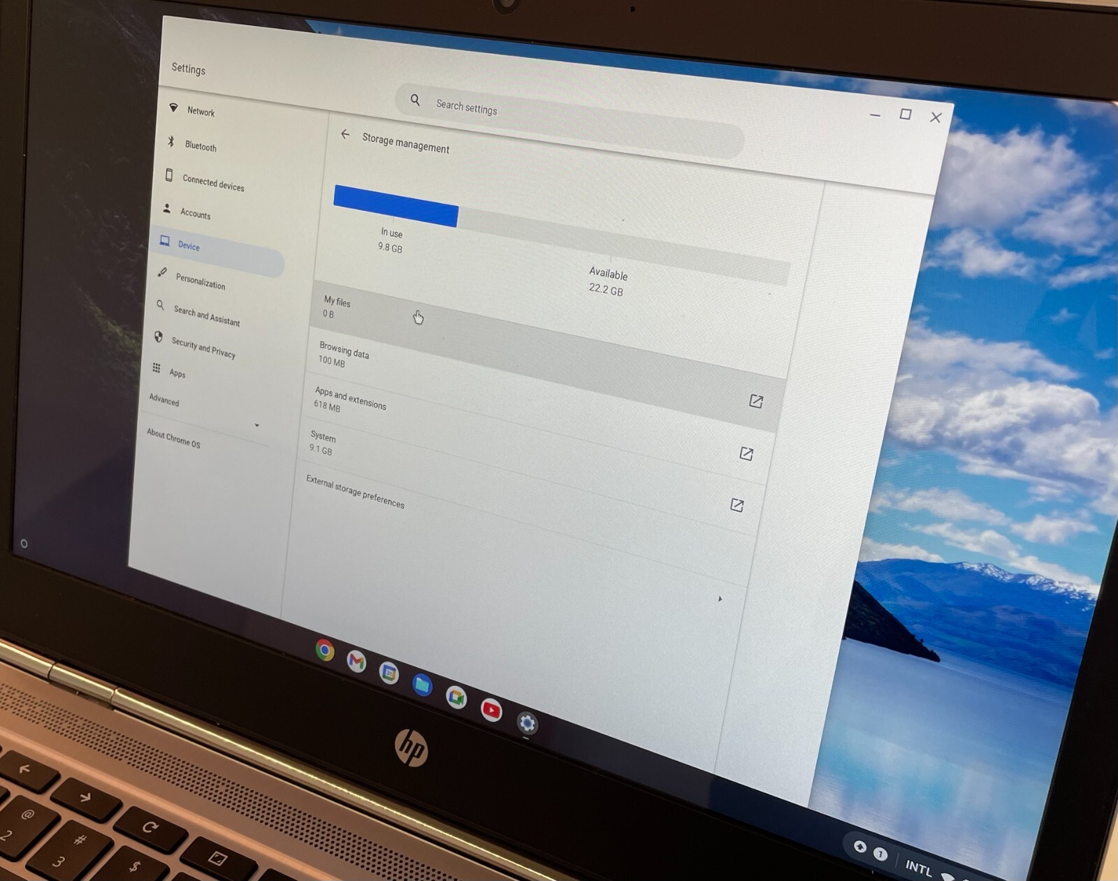 Used HP Chromebook 13 G1 Laptop Intel m7-6Y75 1.20GHz / 16GB RAM / 32GB SSD NT