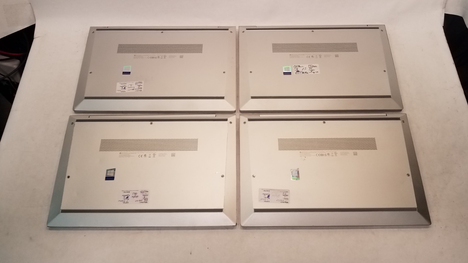 HP EliteBook 840 G7, 14-inch, i7 10th Gen CPU, 16GB RAM, 512GB NVMe, Lot of 4