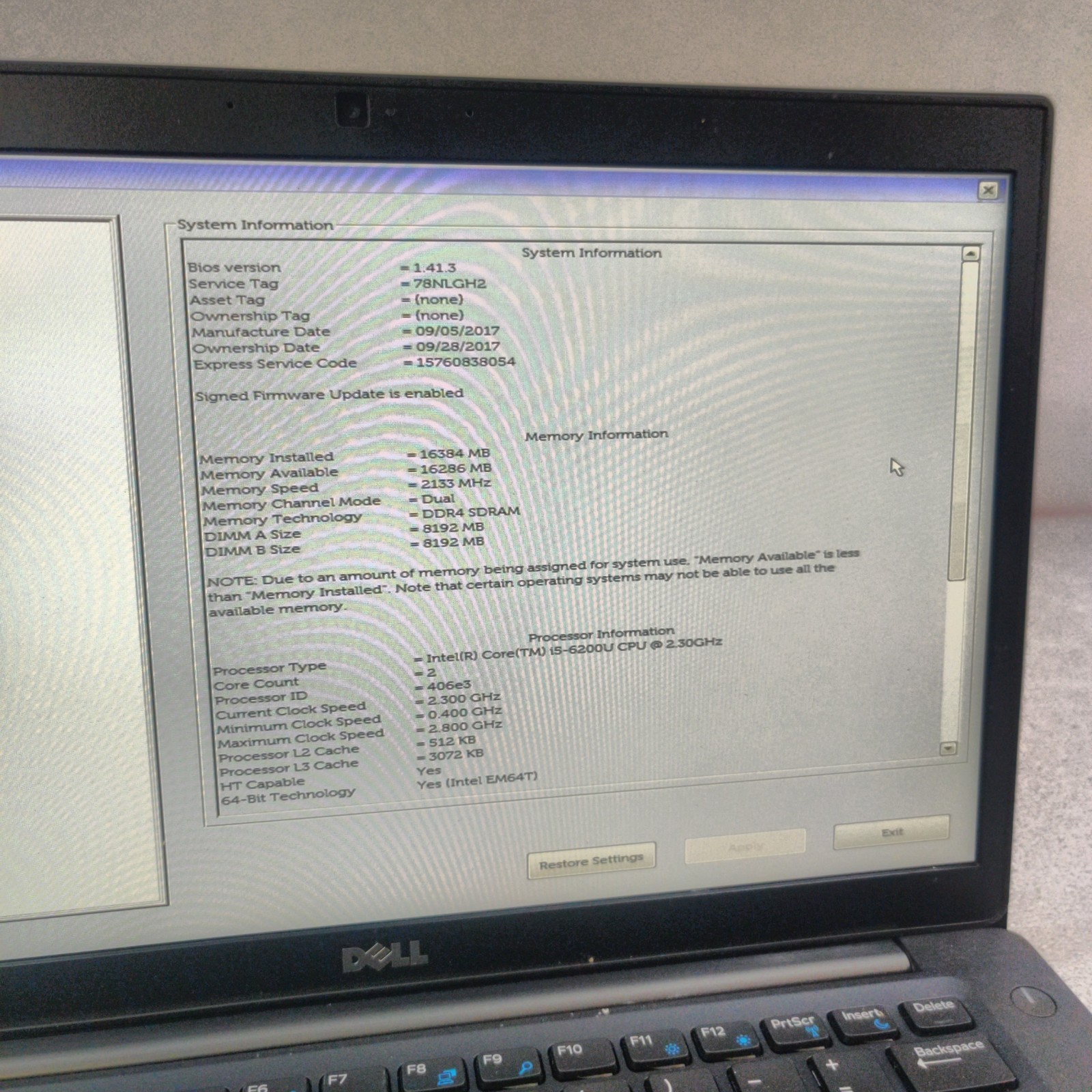 14 ” Dell Latitude 7480 Laptop i5-6200U 256GB SSD 16GB RAM Win 10P NO AC Adapter