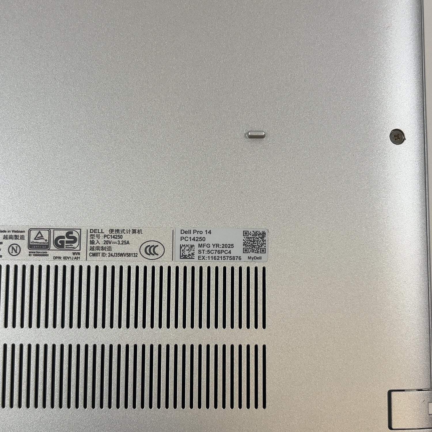 Dell Pro 14 PC14250 14″ Core Ultra 5 235U 2.0GHz 16GB RAM 512GB SSD
