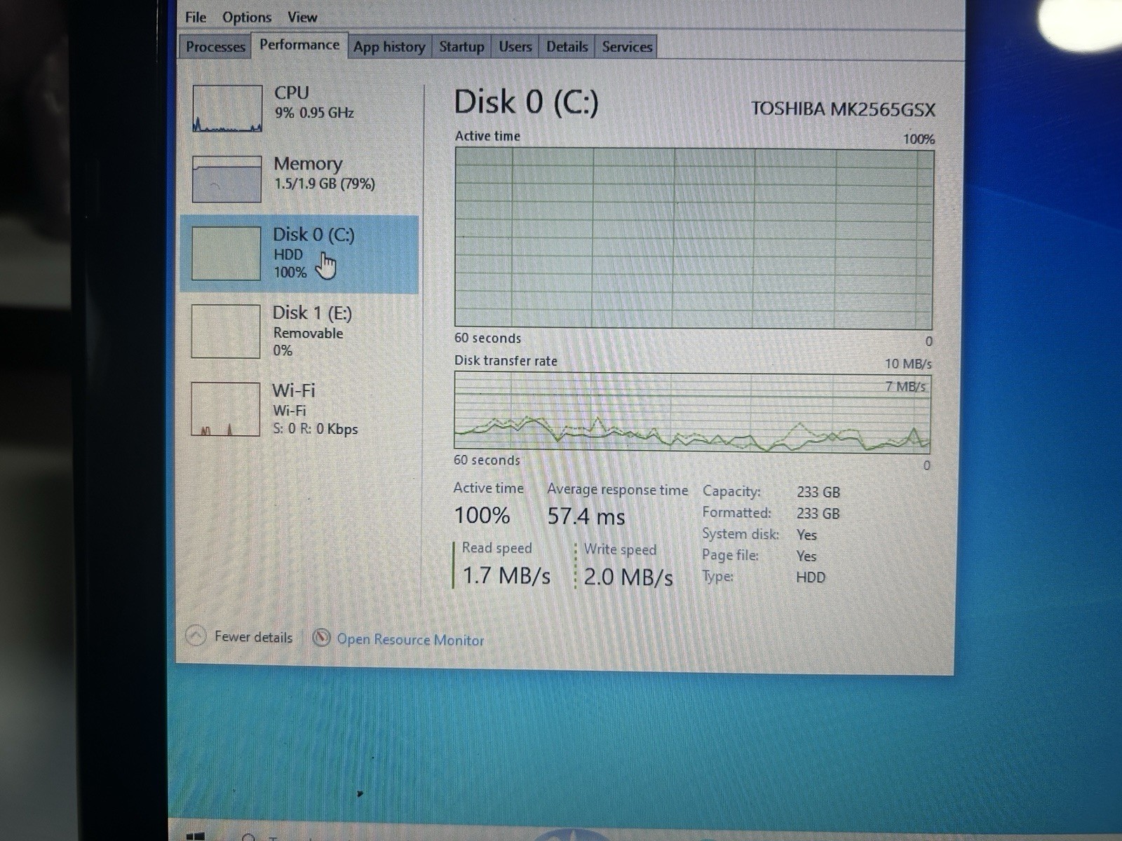 Dell Inspiron 2010 Windows 10 + Charger
