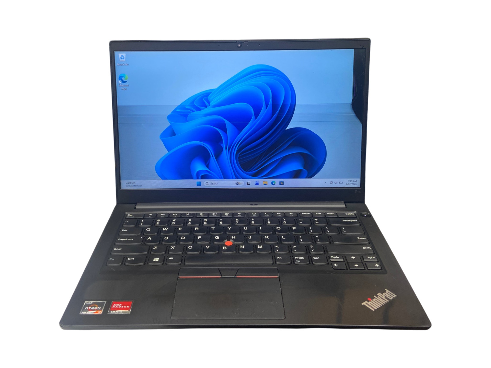 Lenovo ThinkPad E14 Gen2 AMD RYZEN 3 4300U 2.7GHz 4GB 256GB NVMe Win 11 Pro READ