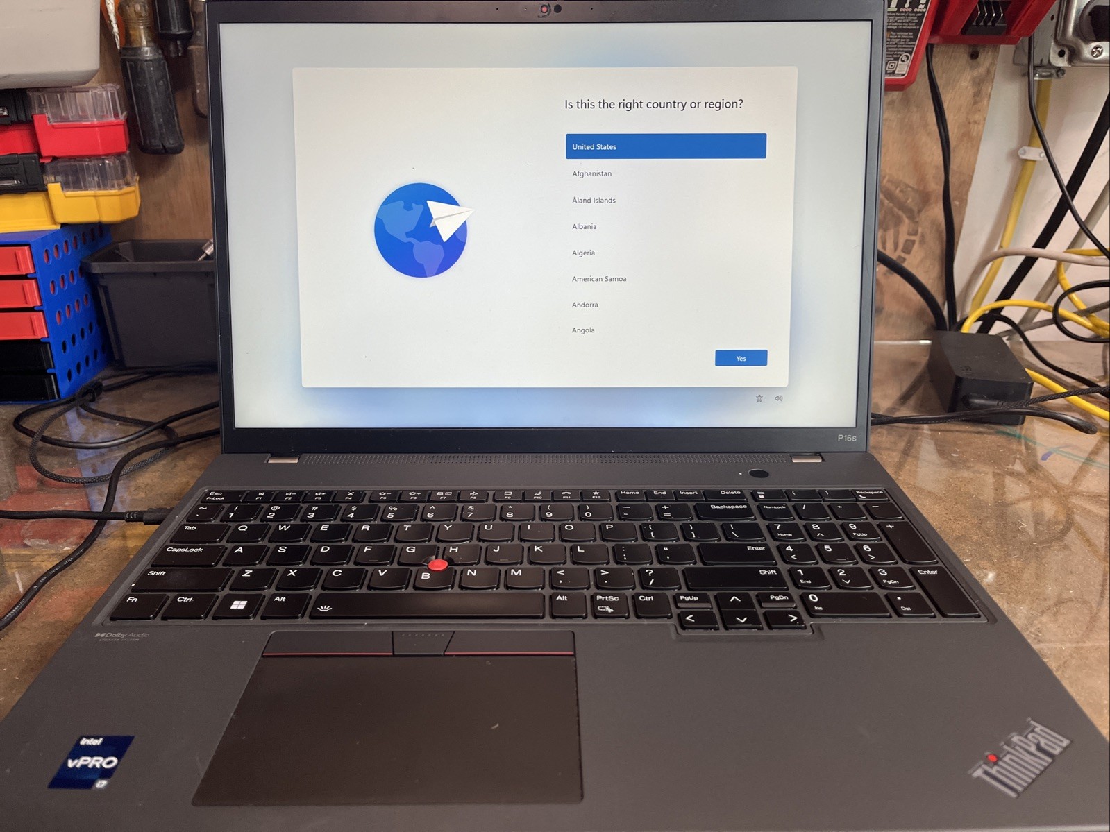 Thinkpad P16s Gen 1 – i7-1270P – 32GB DDR4 – Quadro P550 – 512GB SSD – 16′ Touch