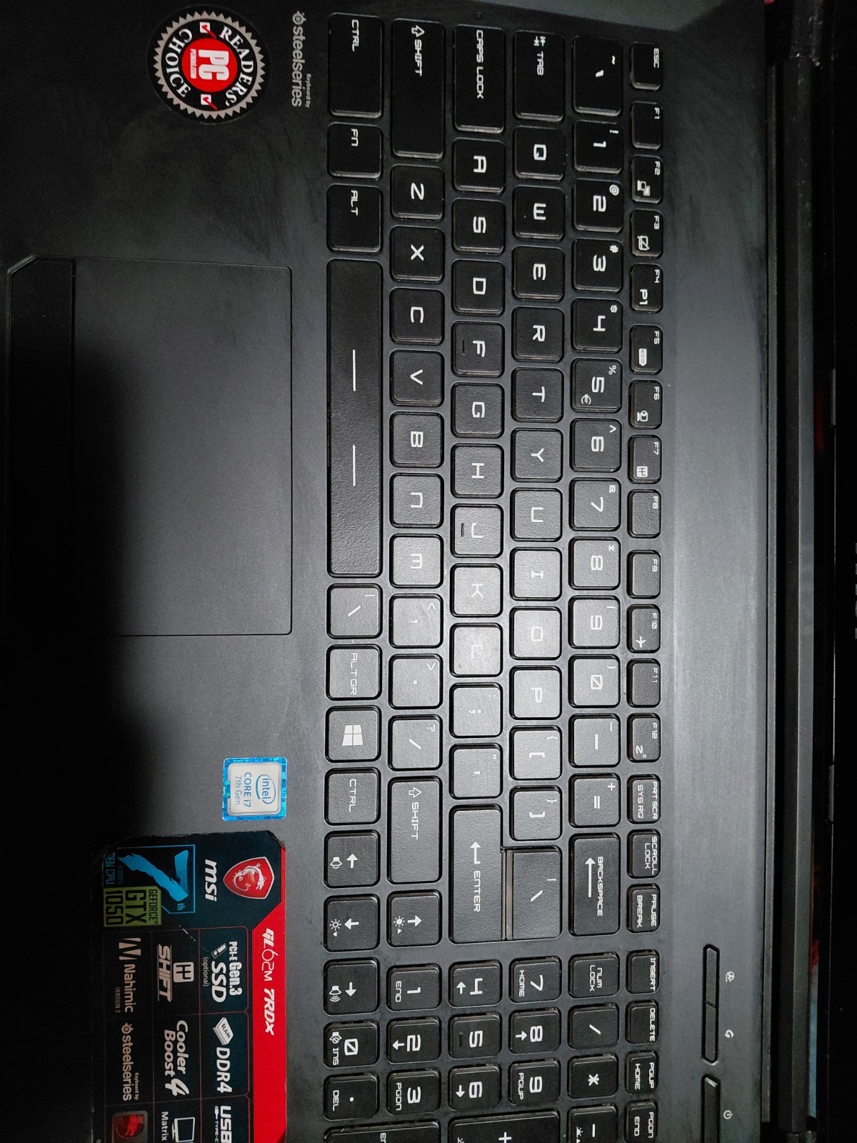 MSI GL62M Intel i7-7700HQ NVIDIA GeForce GTX 1050 16GB Ram (Read Description)