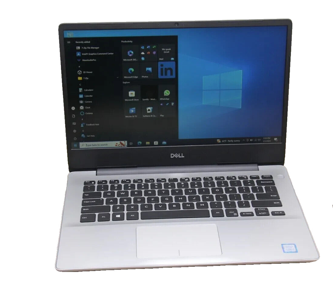 DELL INSPIRON 5480 INTEL I5-8265U 1.60GHZ 16GB RAM 2TB Ngff M.2 SSD Gaming