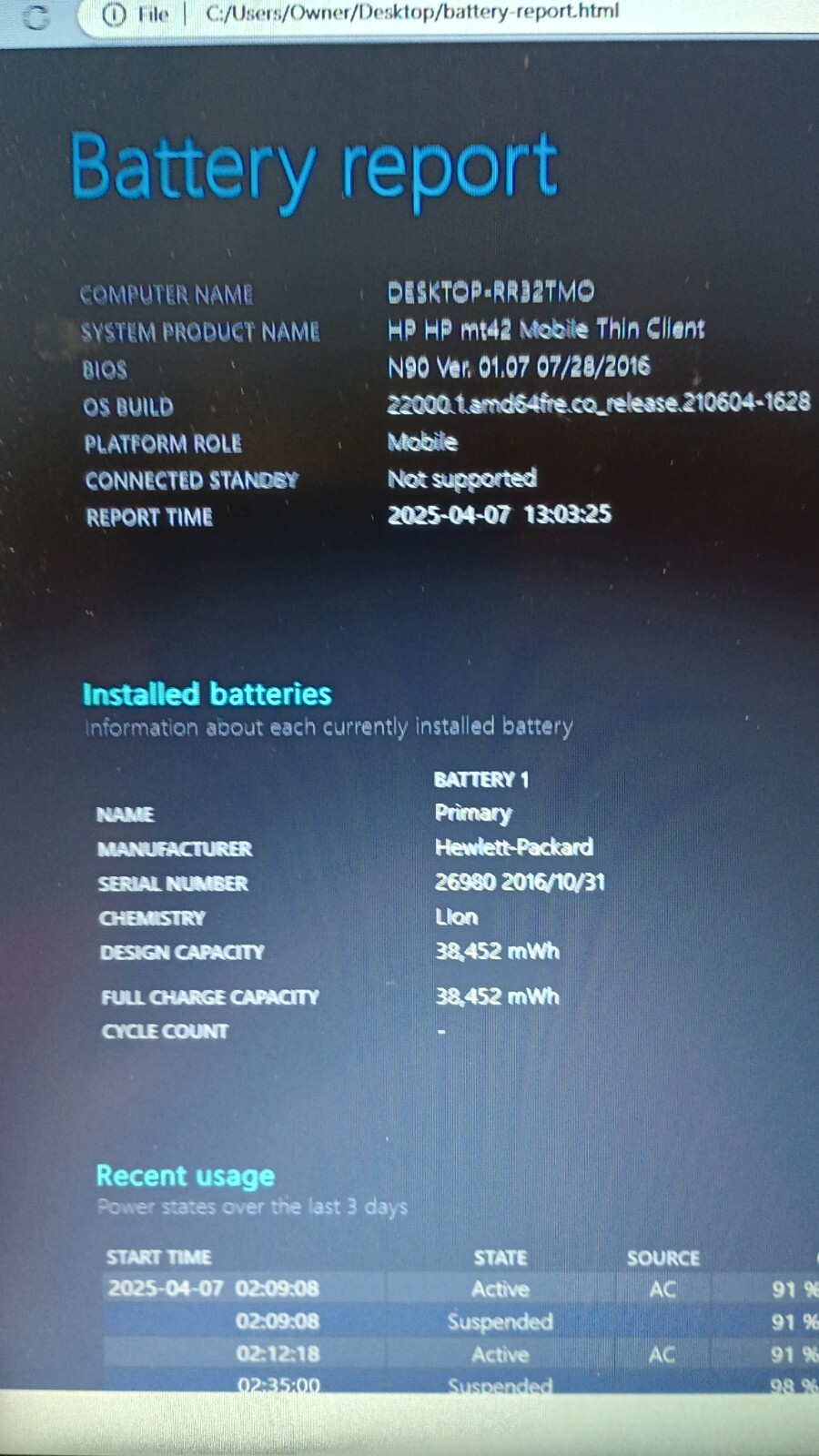 HP mt42.AMD Pro R6(10 Computercores).Radeon.8GB.128GB SSD.14″FHD.W11.Nice