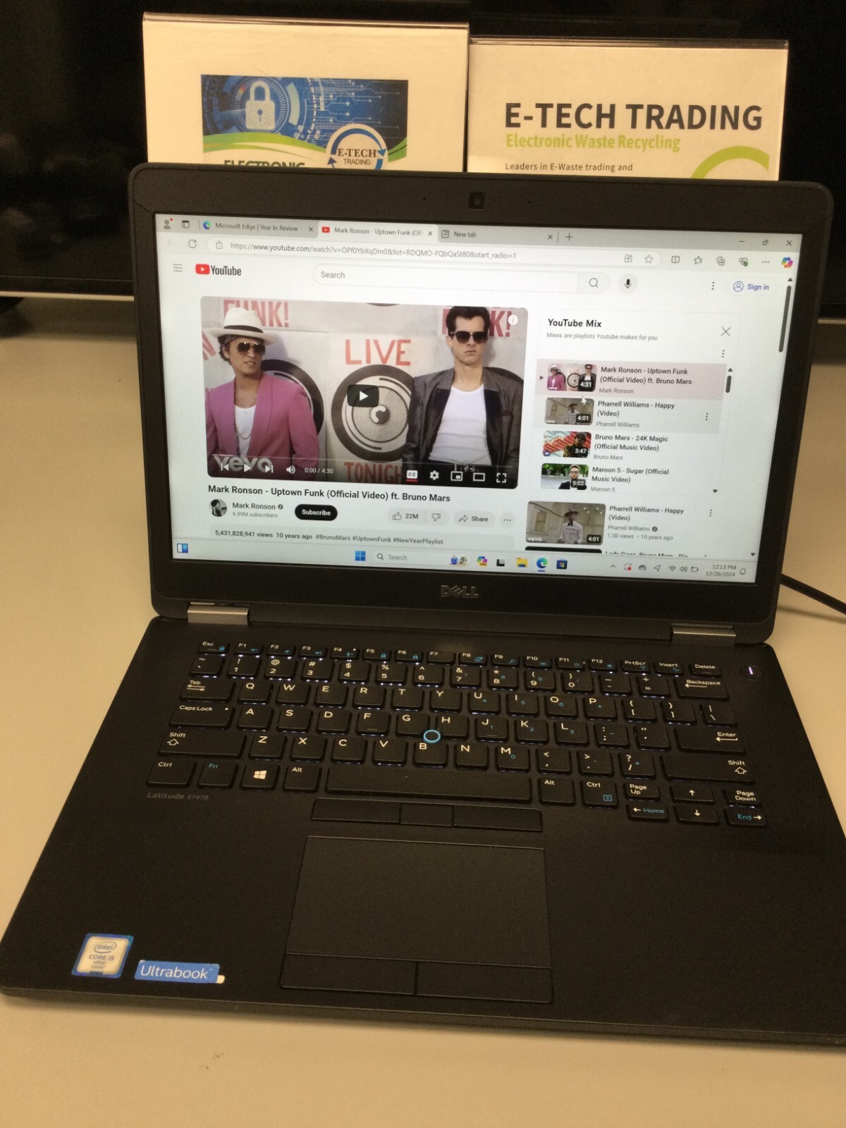 Dell Latitude E7470 14″ 128 SSD Core i5 6th Gen 2.40GHz 8GB windows 11 pro