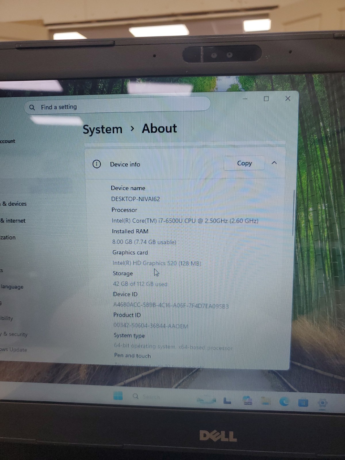 DELL LATITUDE 3470 14″ CORE I7-6500U 8GB RAM 120GB SSD WINDOWS 11P 060426-3